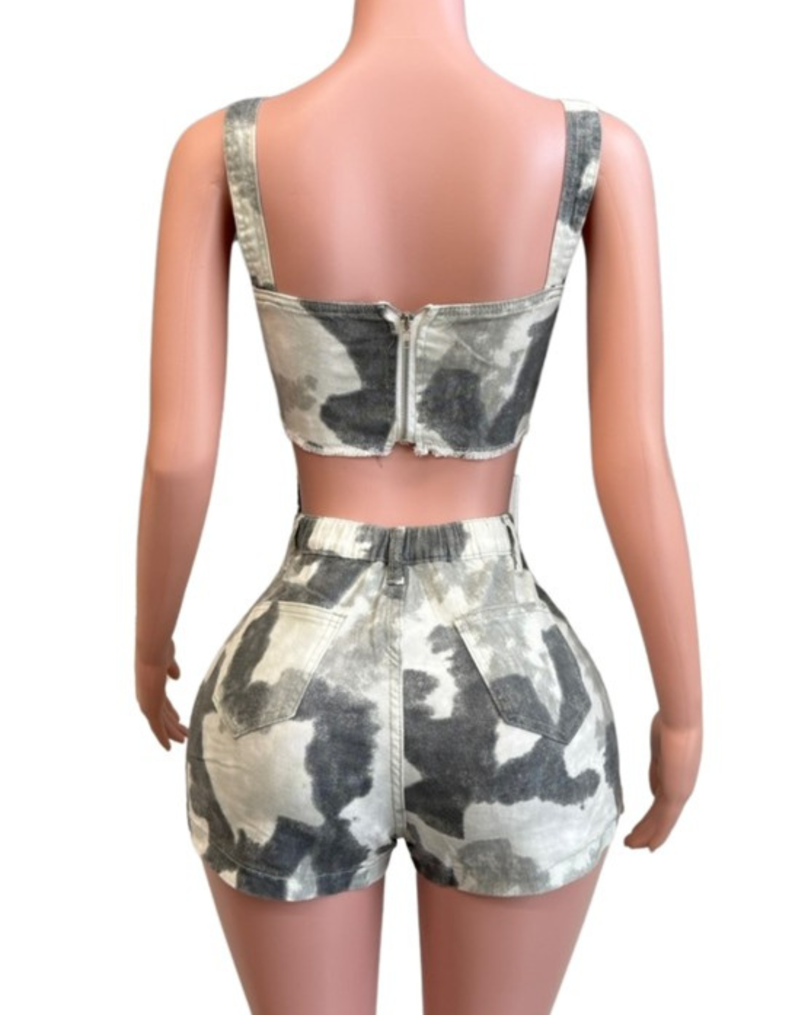 Camo Printed Skirt Dress