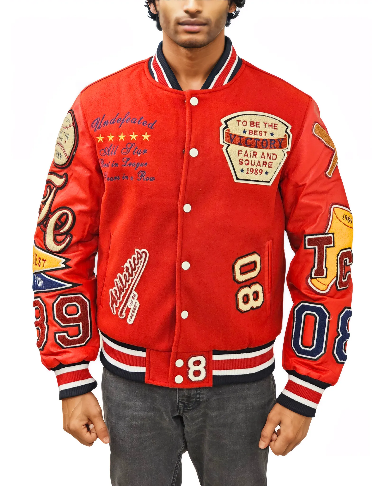 Mens Winning The Day Varsity Jacket