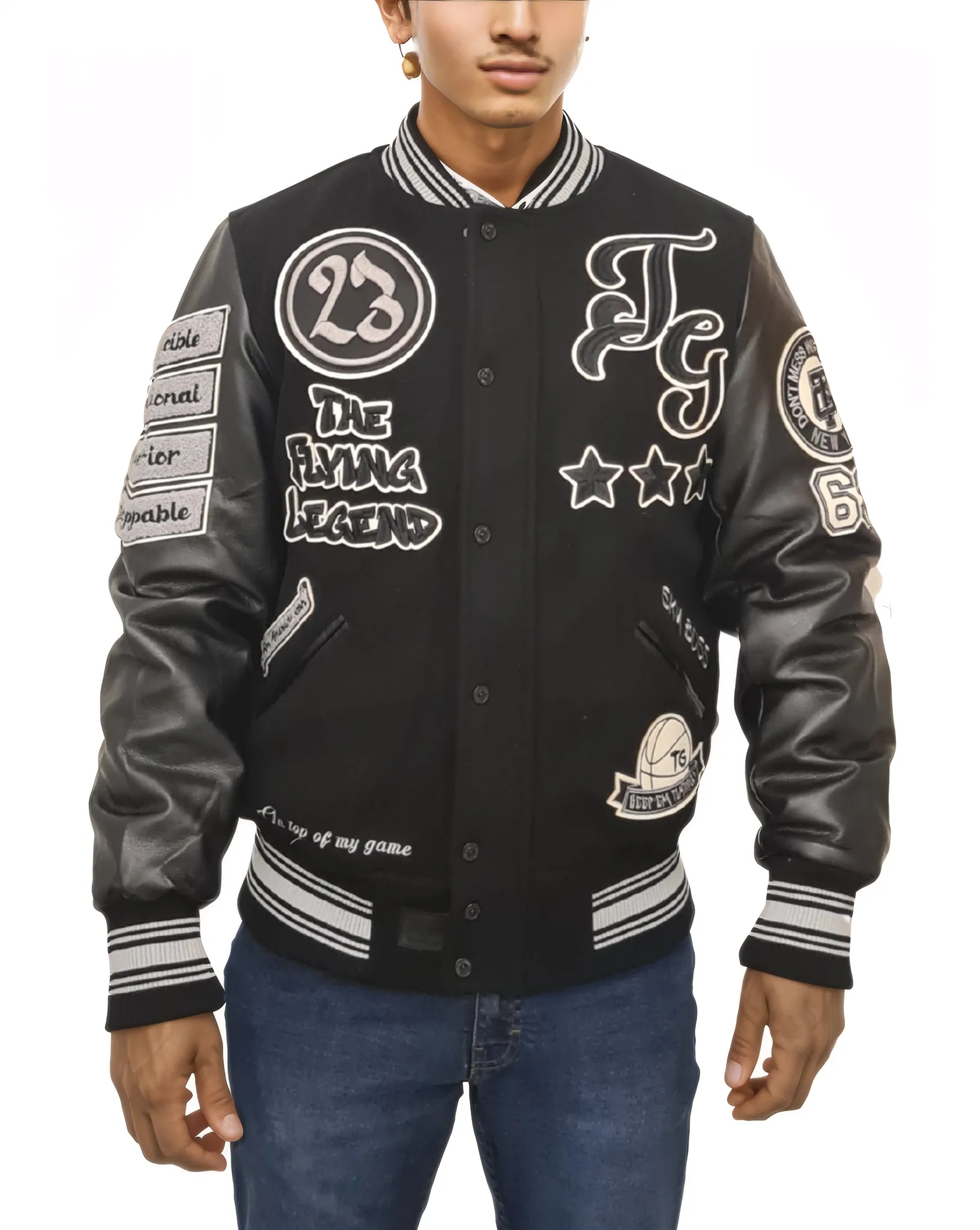 Mens Flying Legend Varsity Jacket 2437