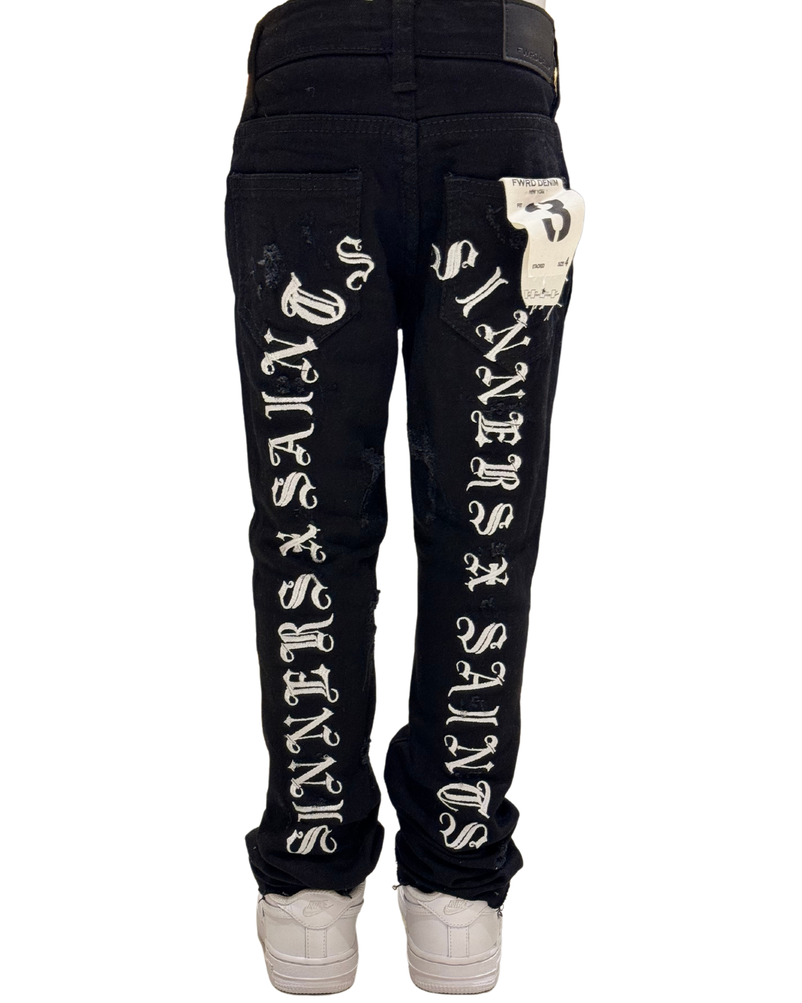 Kids Saints X Sinners Stacked Jeans 33948