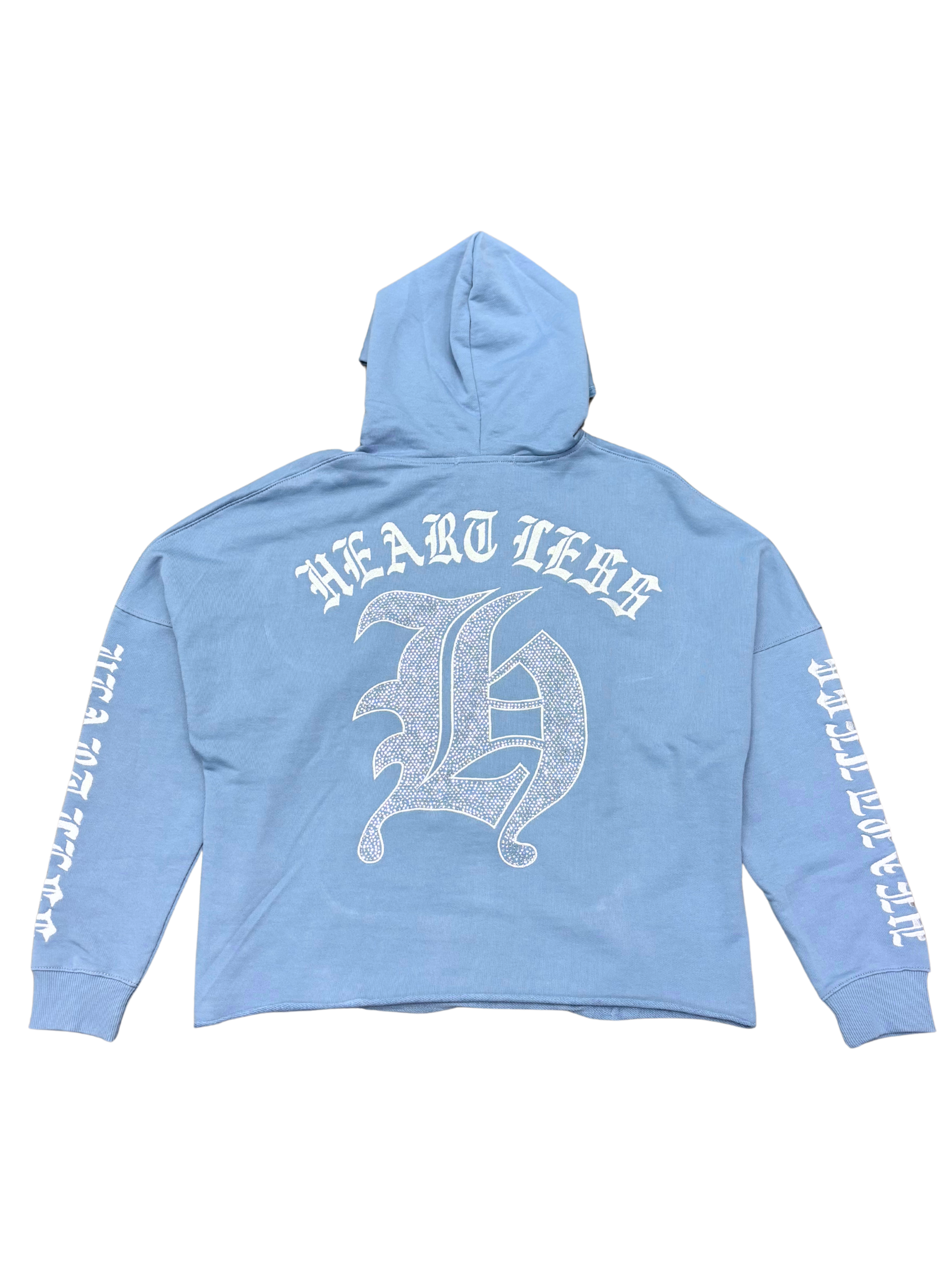 Mens Rhinestone Heartless Hoodie