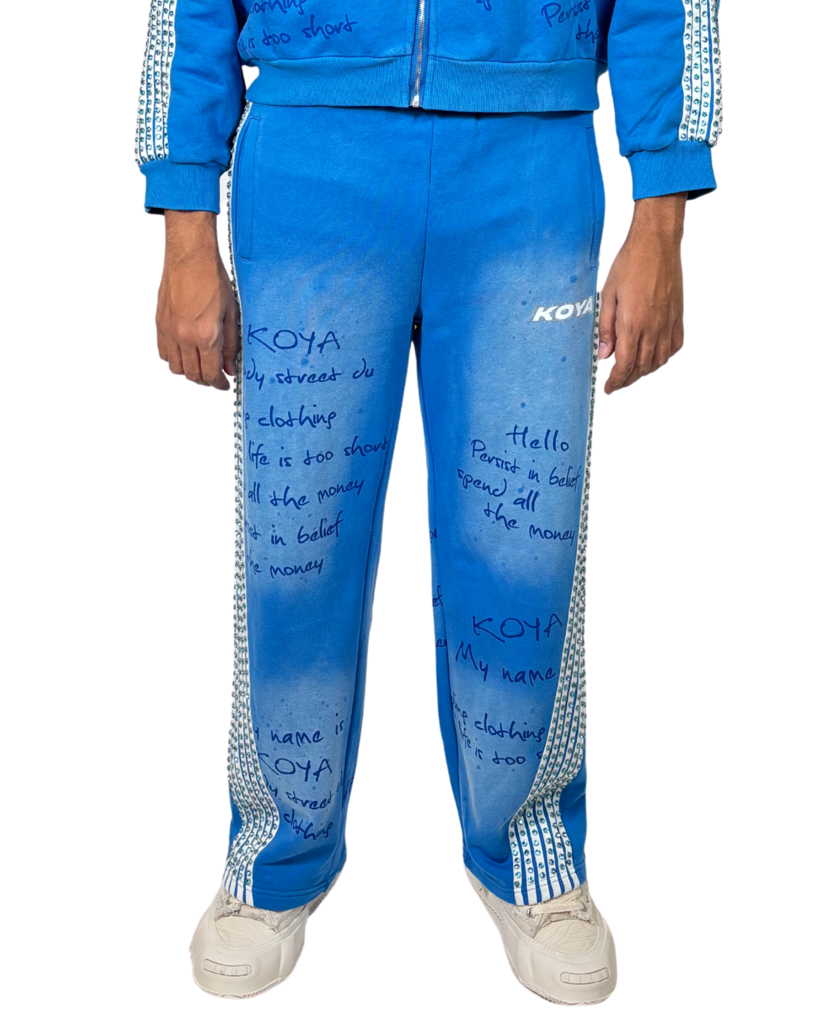 Rhinestone Sweatpants KSRS01