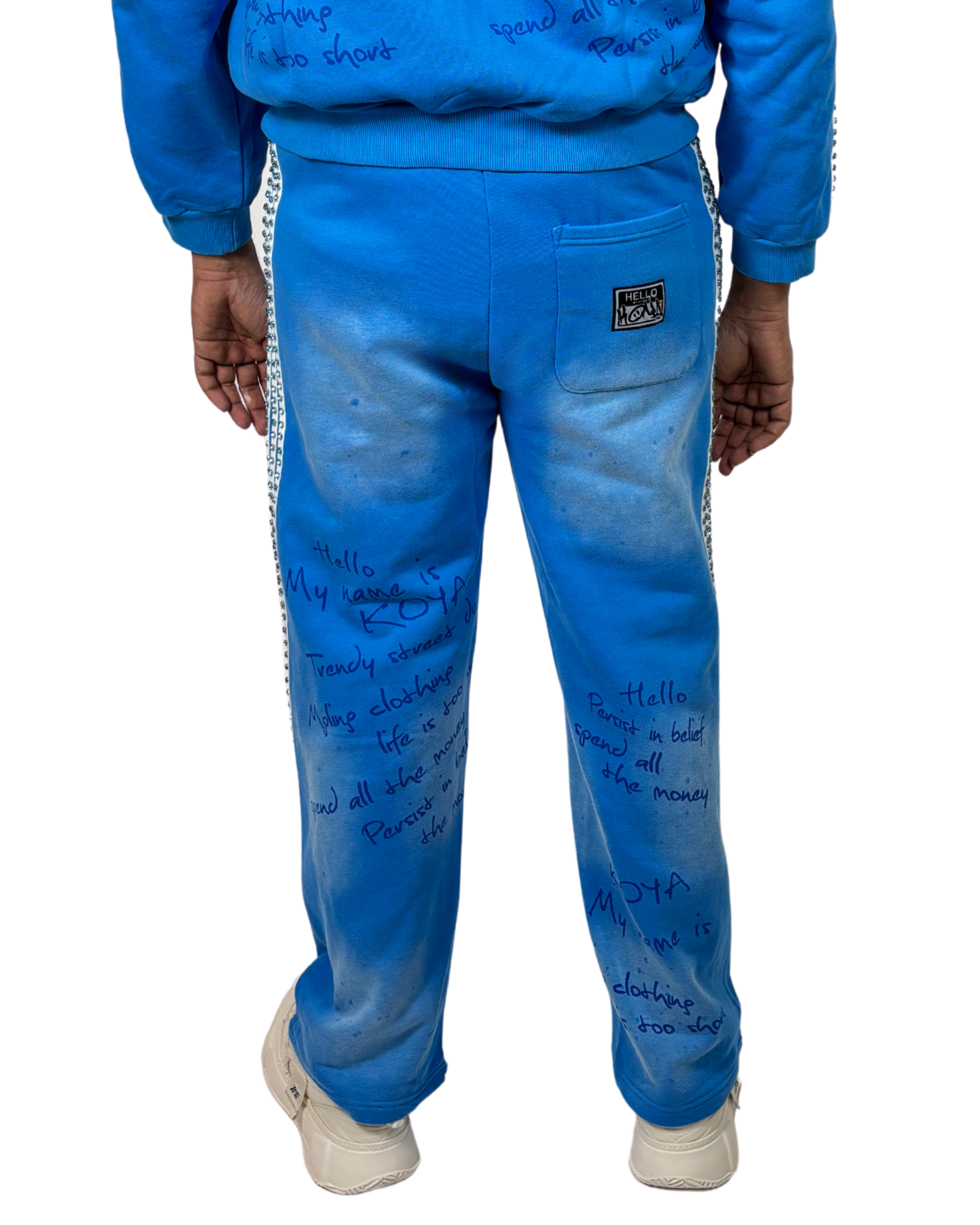 Mens Rhinestone Sweatpants KSRS01