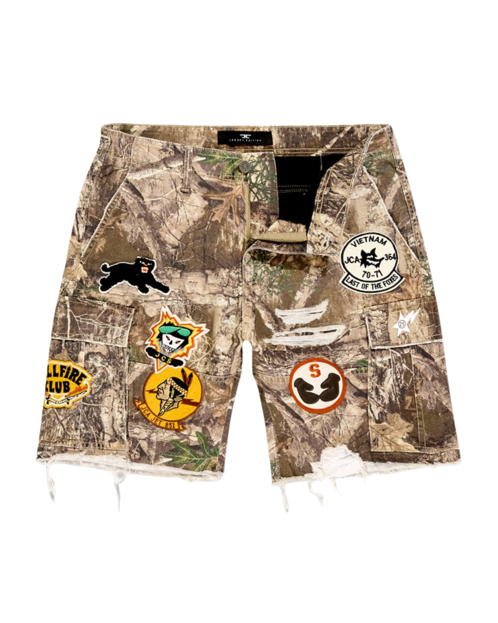 Mens War Angel Cargo Shorts 4425