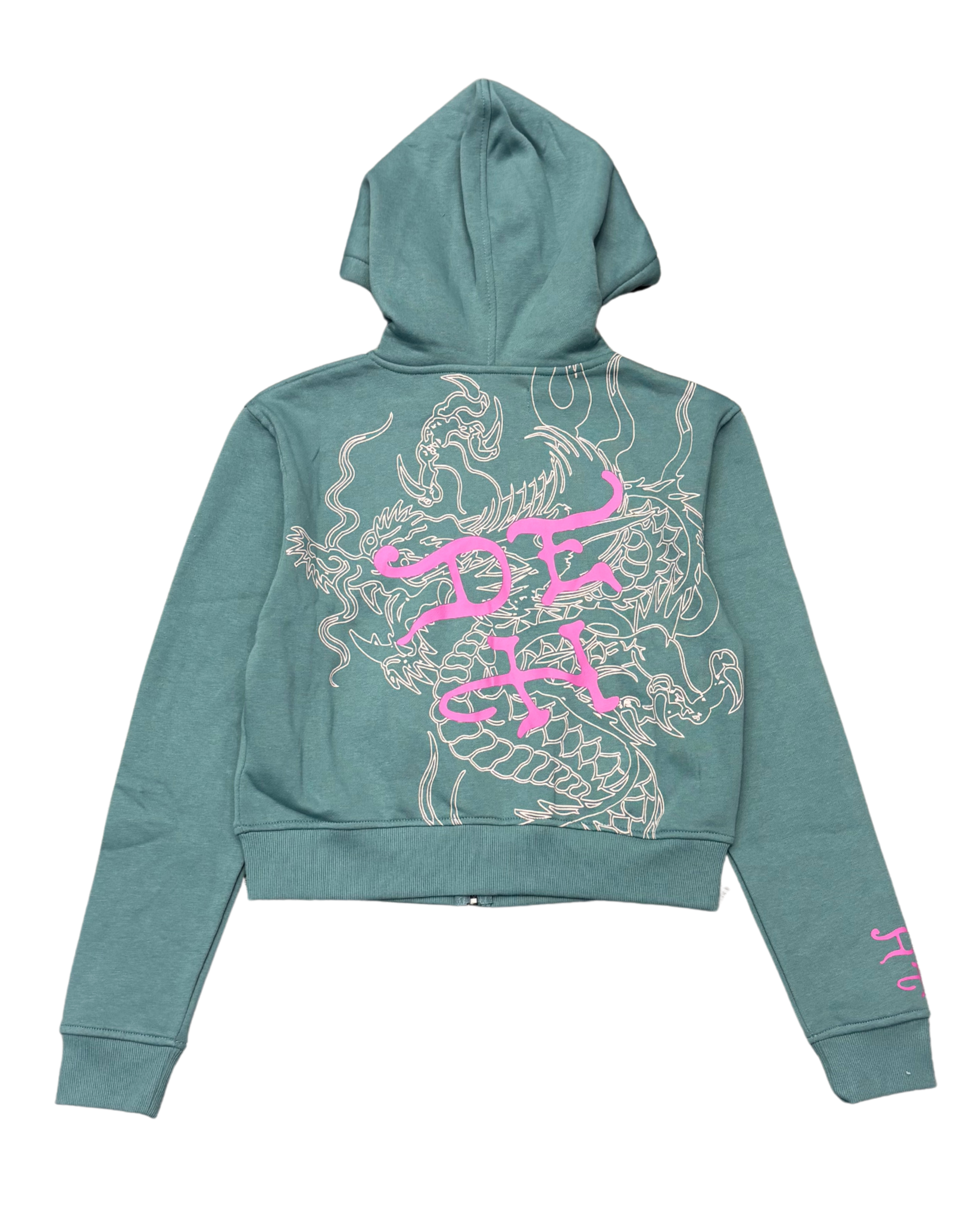 Womens Dragon Zip Up Hoodie