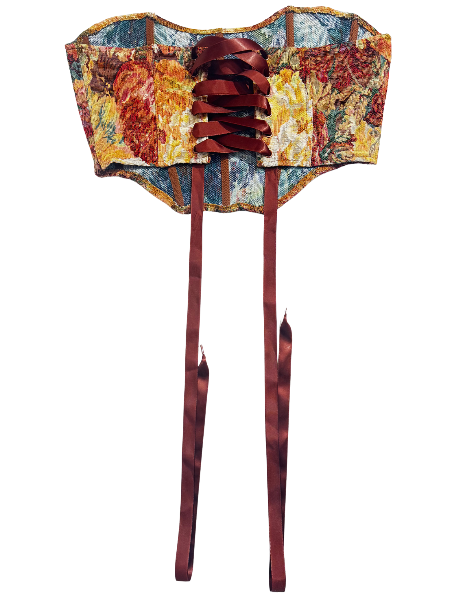 Floral Printed Corset Top