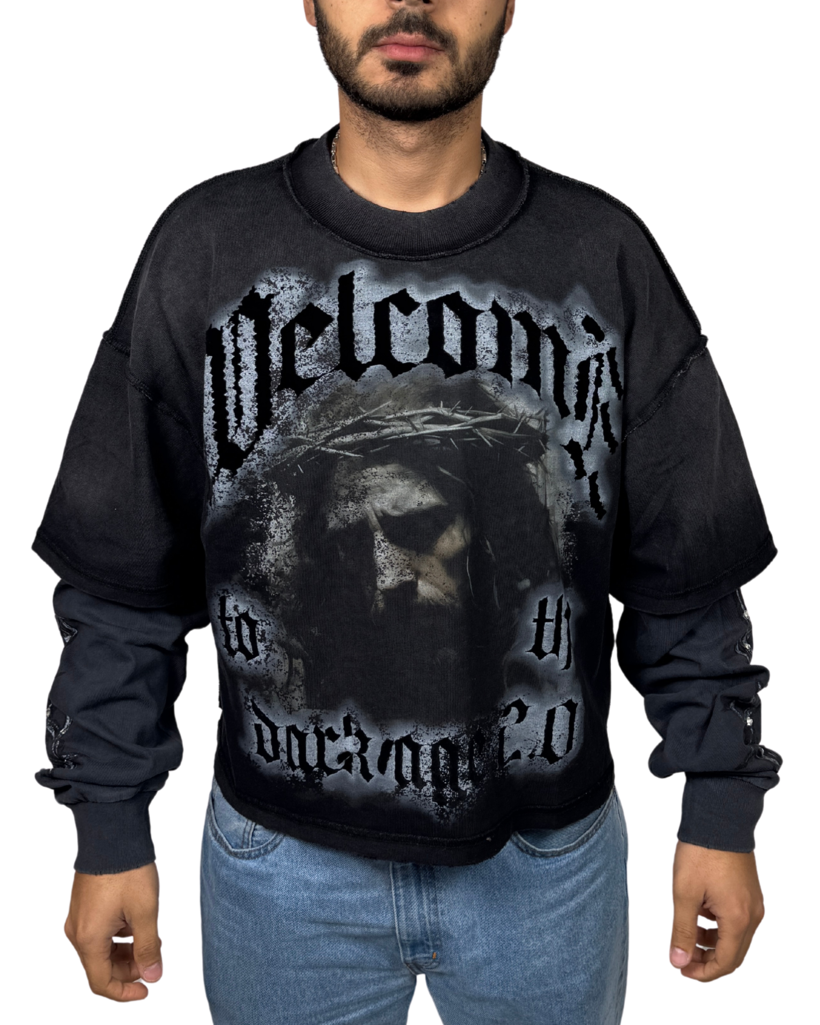 Welcome To Dark World Full Sleeve Shirt