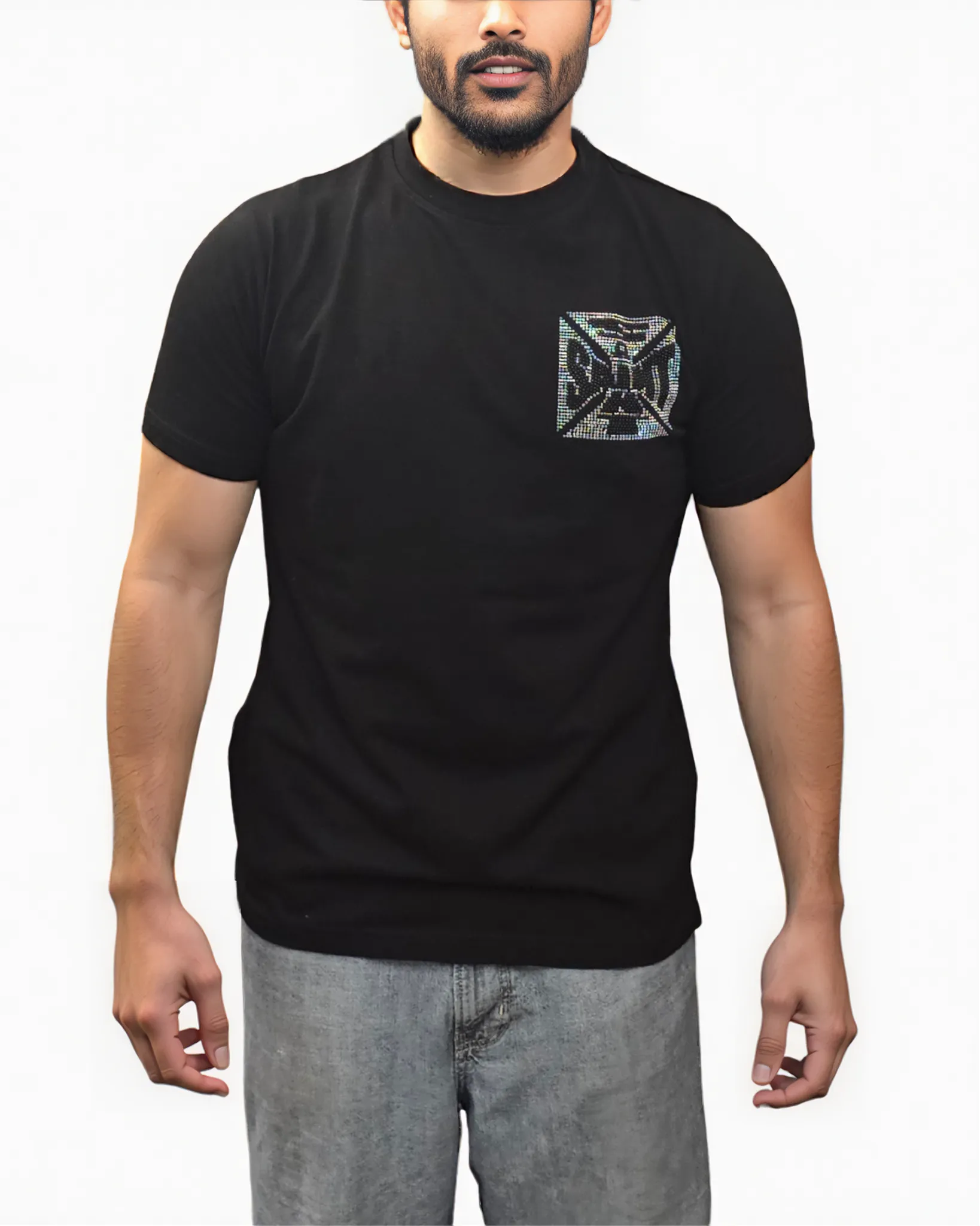 Saint Rhinestone Shirt