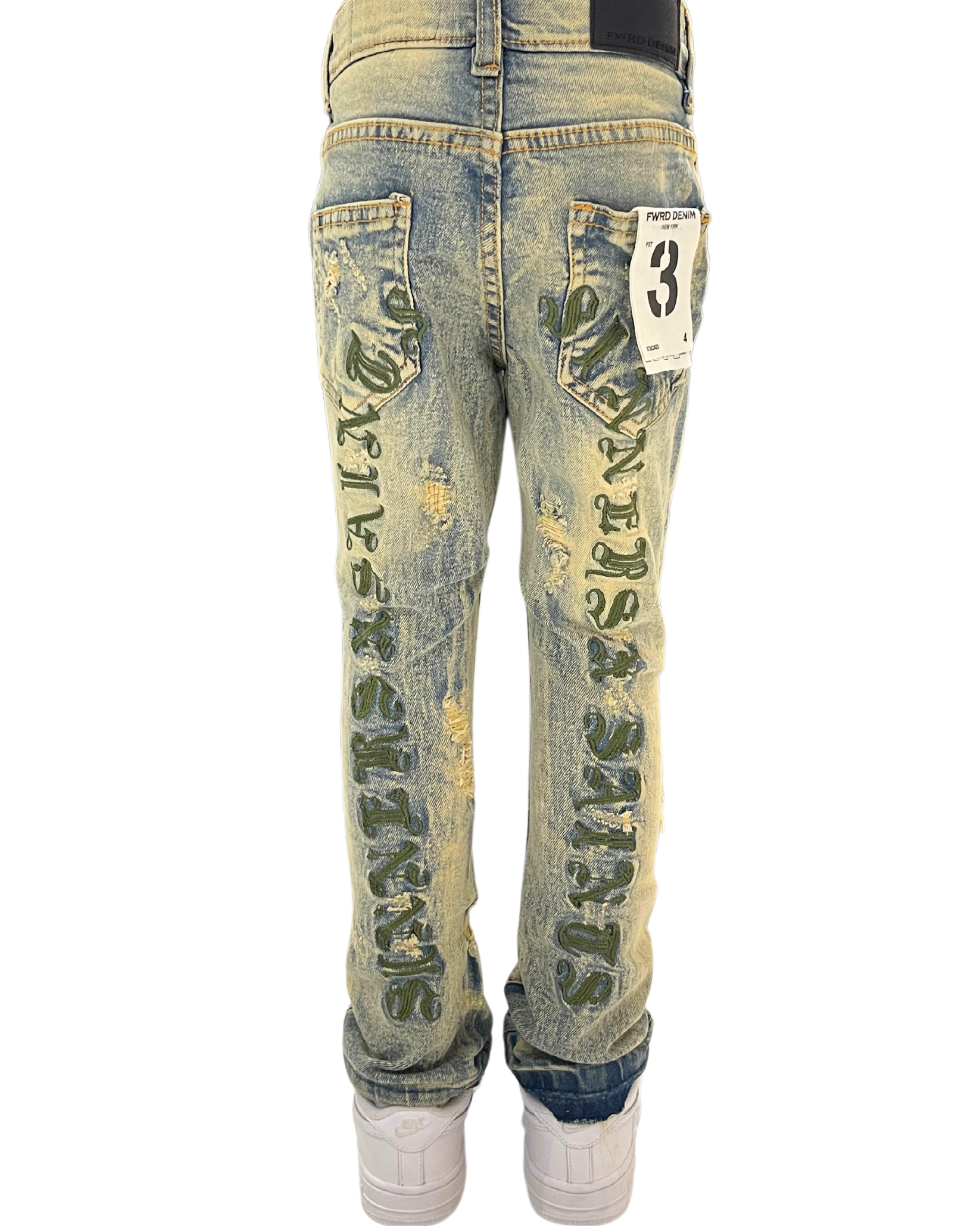 Kids Saints X Sinners Stacked Jeans 33948