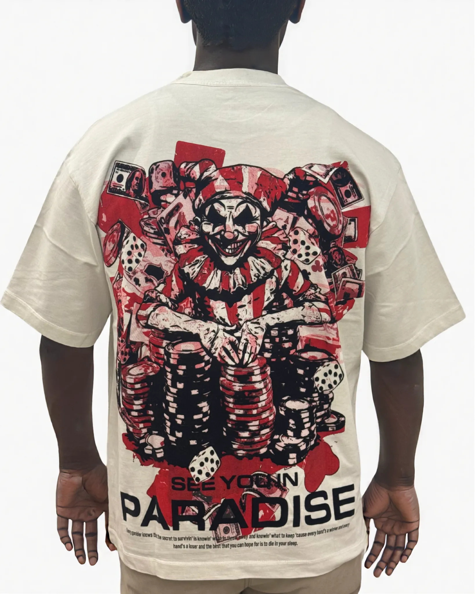 Mens Gambling Joker Shirt