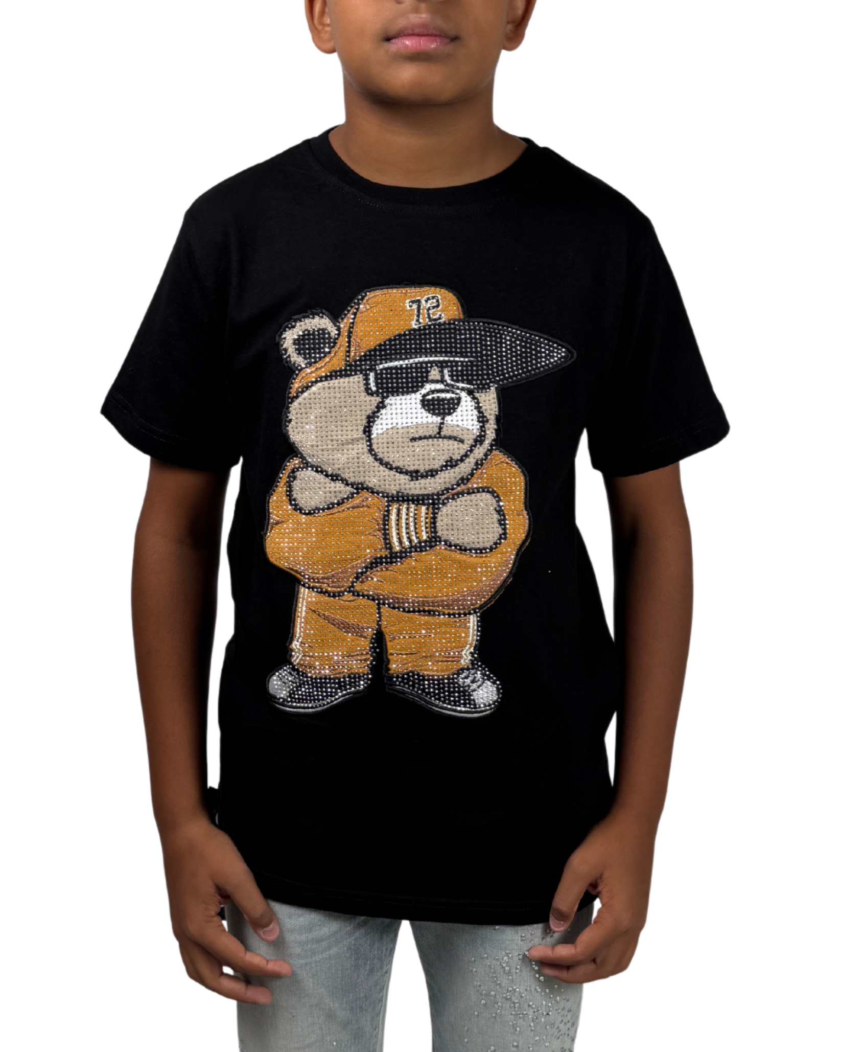 Kids Sparkling Teddy Shirt