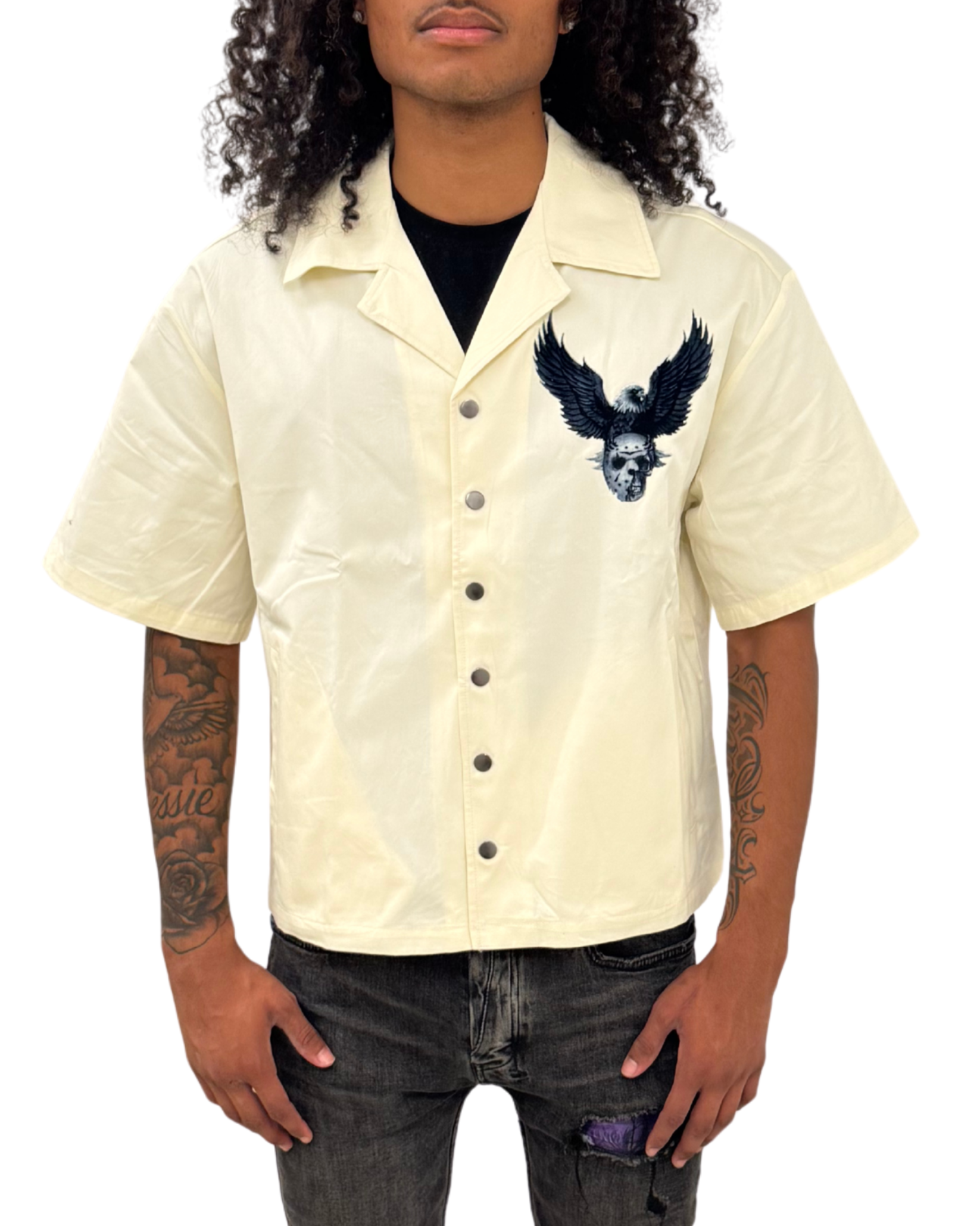 Mens Respect Or Die Eagle Shirt