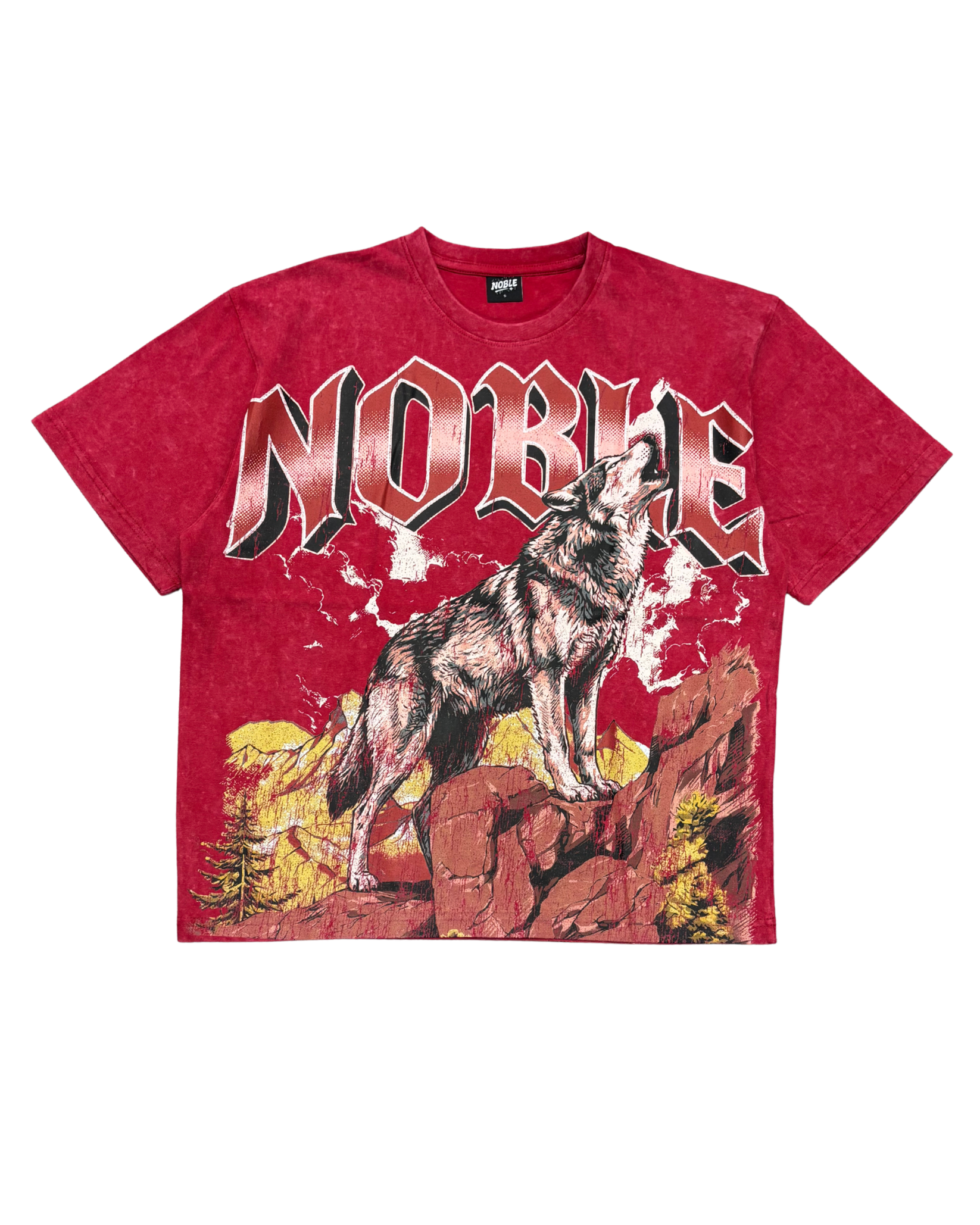 Mens Wolf Shirt 8813