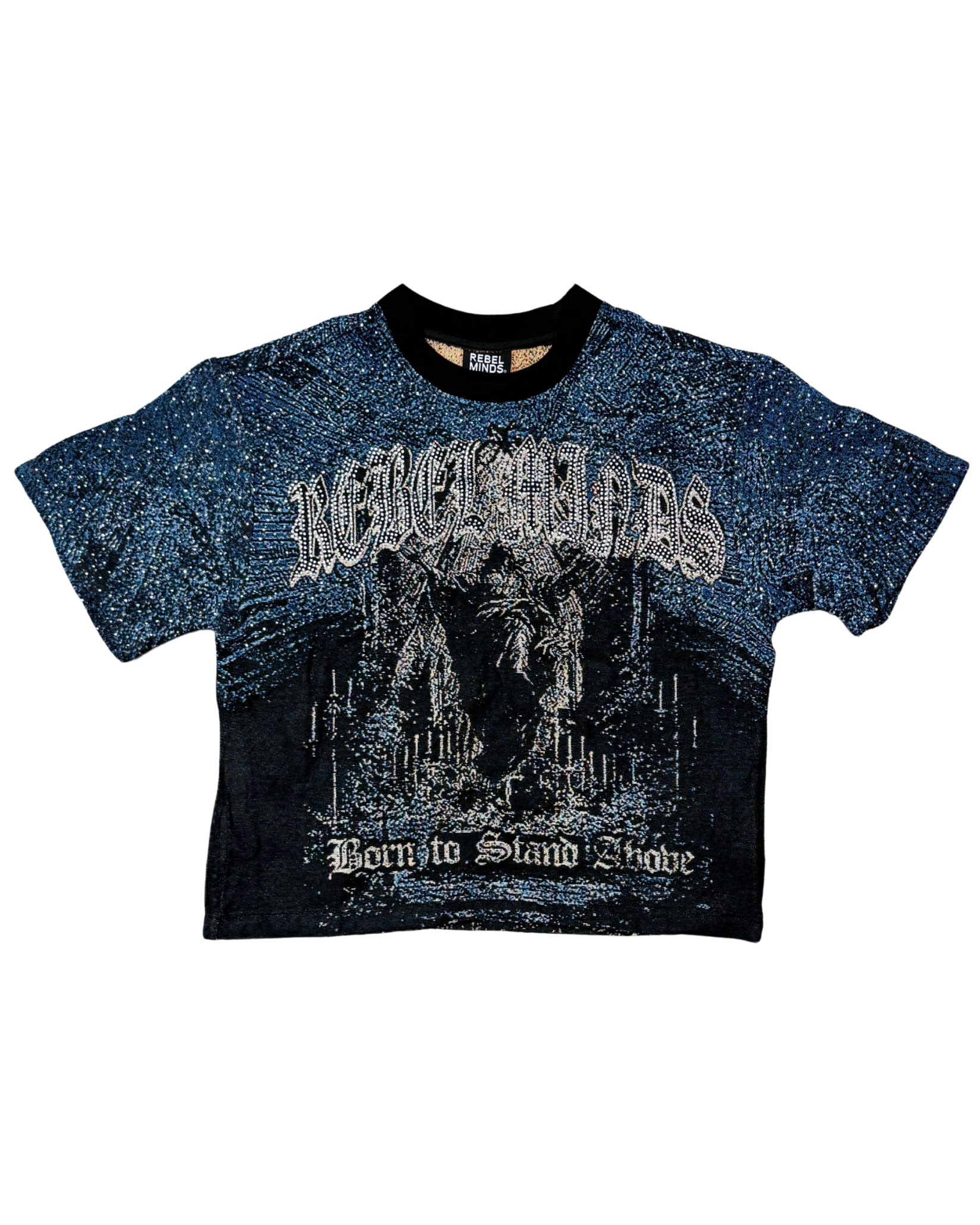 Mens Born To Stand Alone Tapestry Shirt