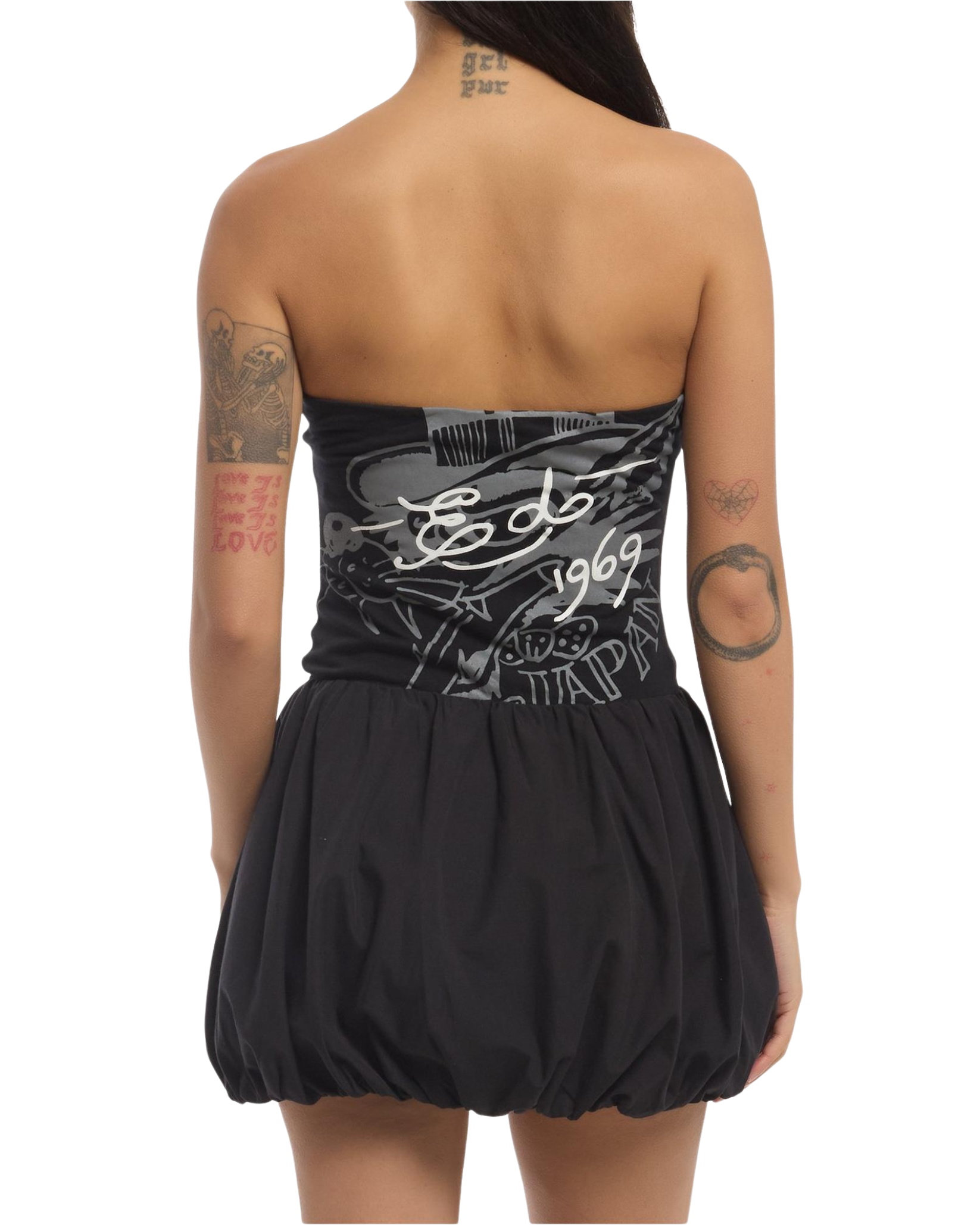 Women Flame Bubble Dress