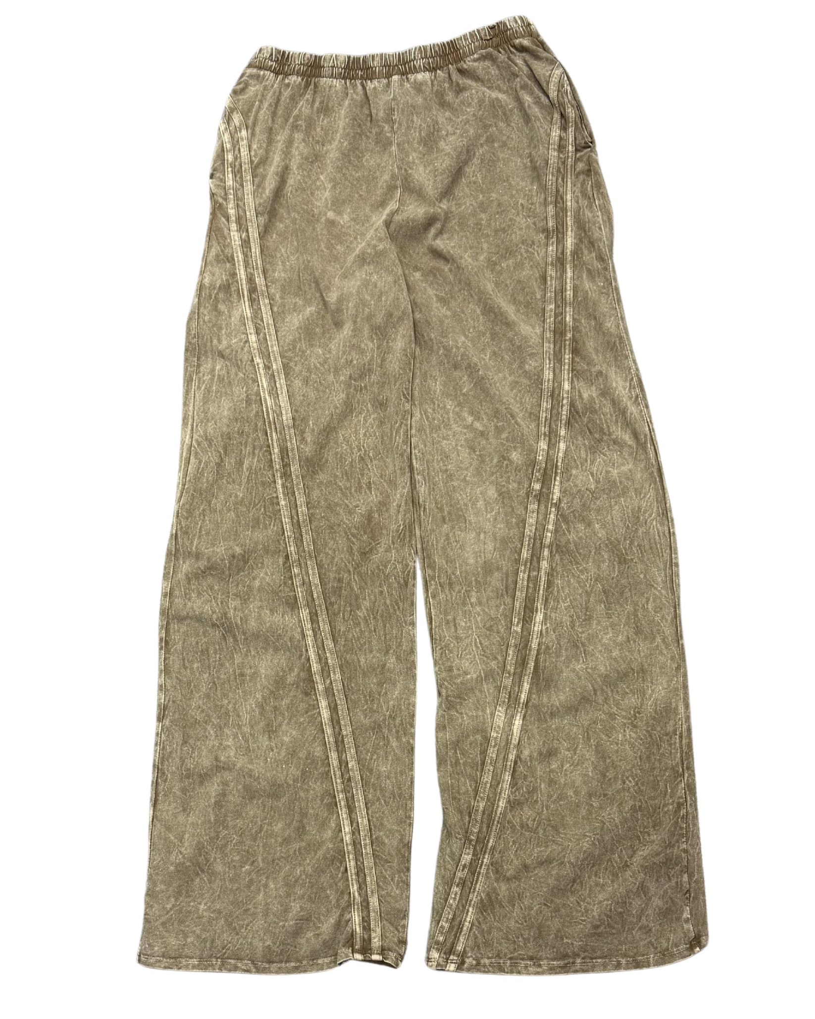 Womens Plain Striped Sweatpant