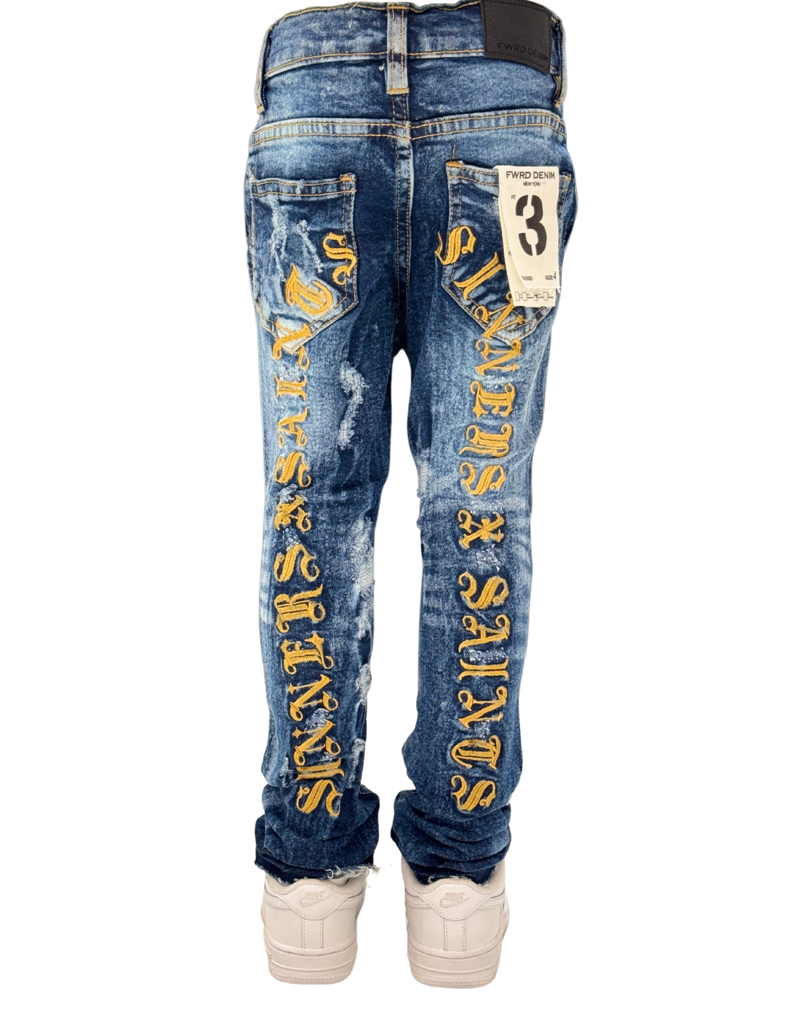 Kids Saints X Sinners Stacked Jeans 33948