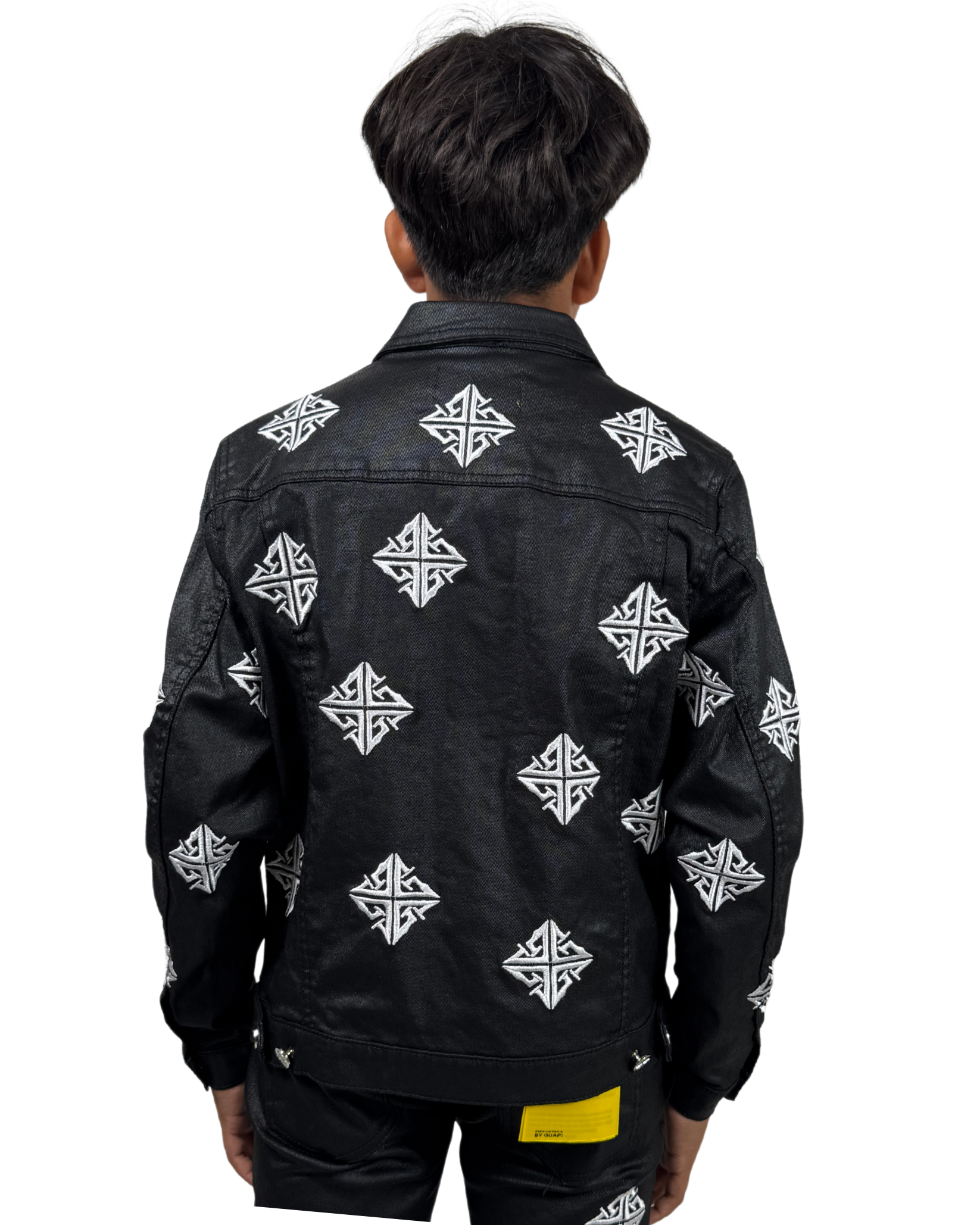 Kids Obsidian Waxed Premium Denim Jacket