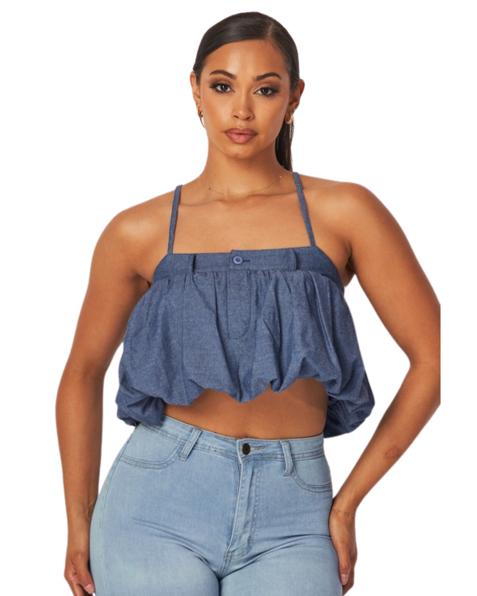 Sofie Crop Spaghetti Strap Top