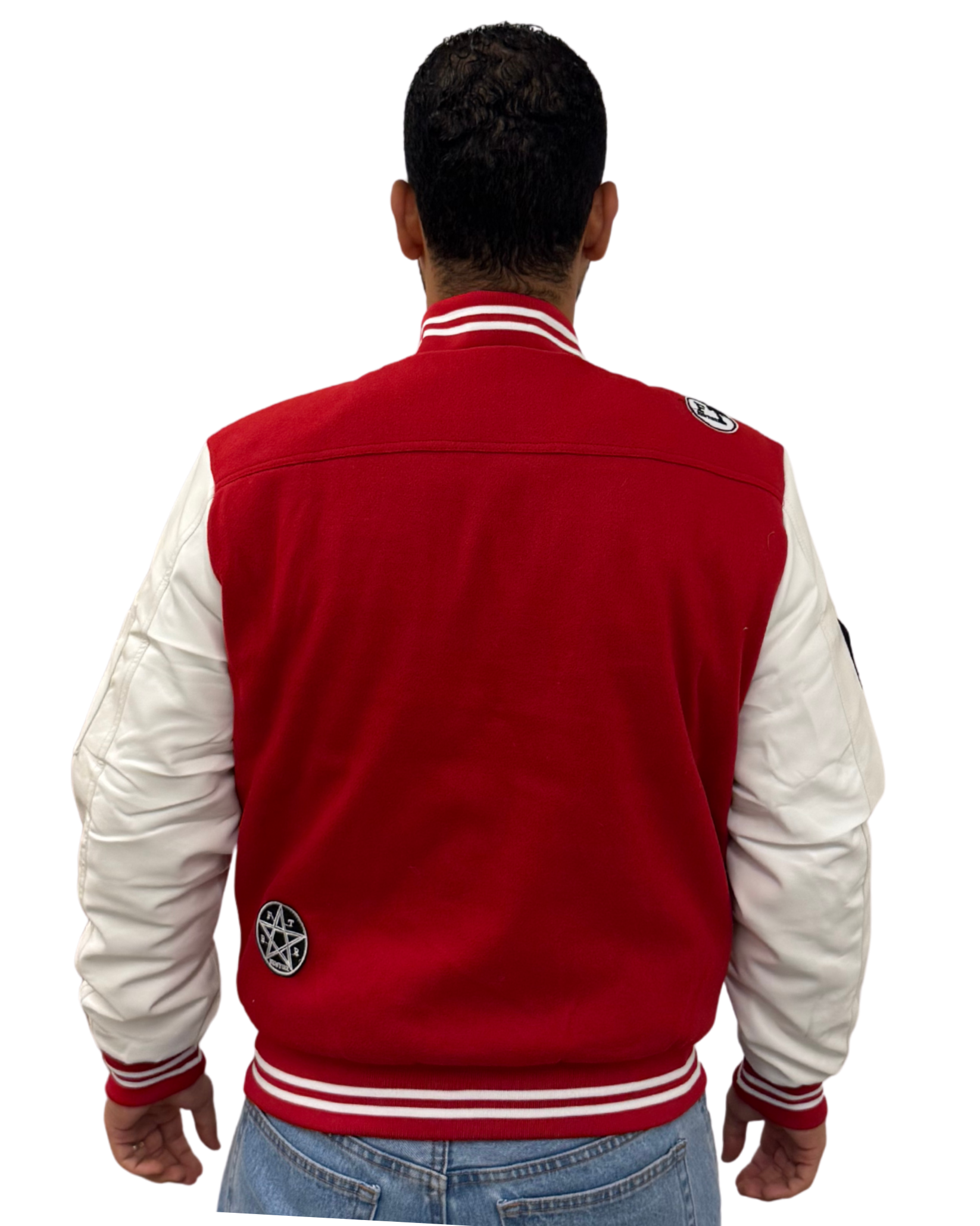 Mens Brass Rocker Rap Jacket