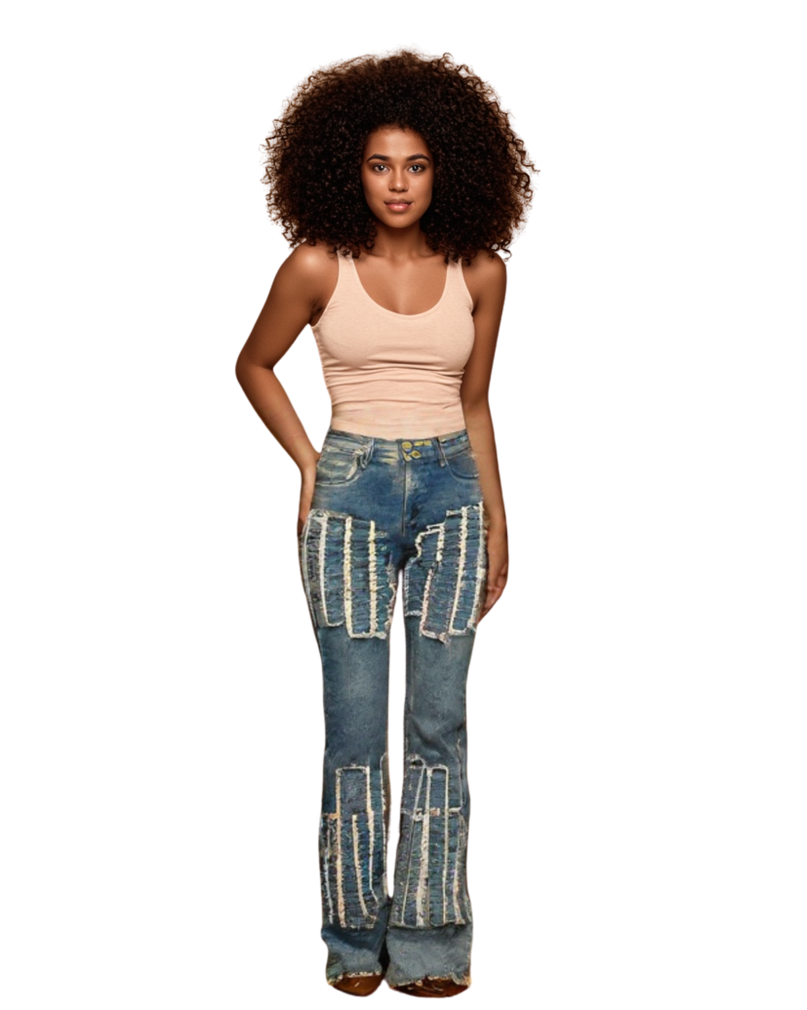 Layered Luxe Stacked Jean