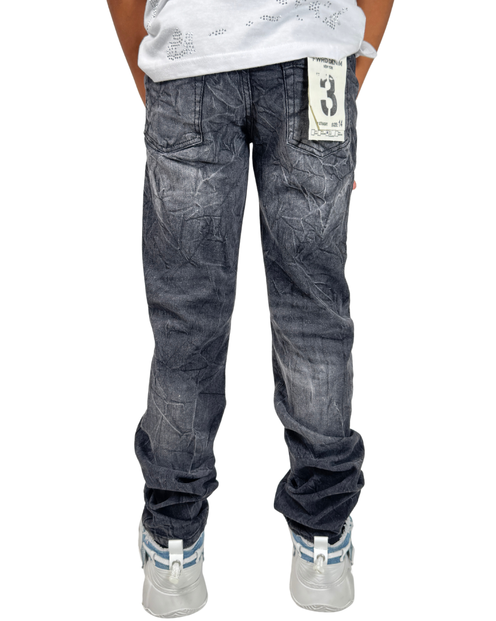 Kids Slim Straight Jeans 330213
