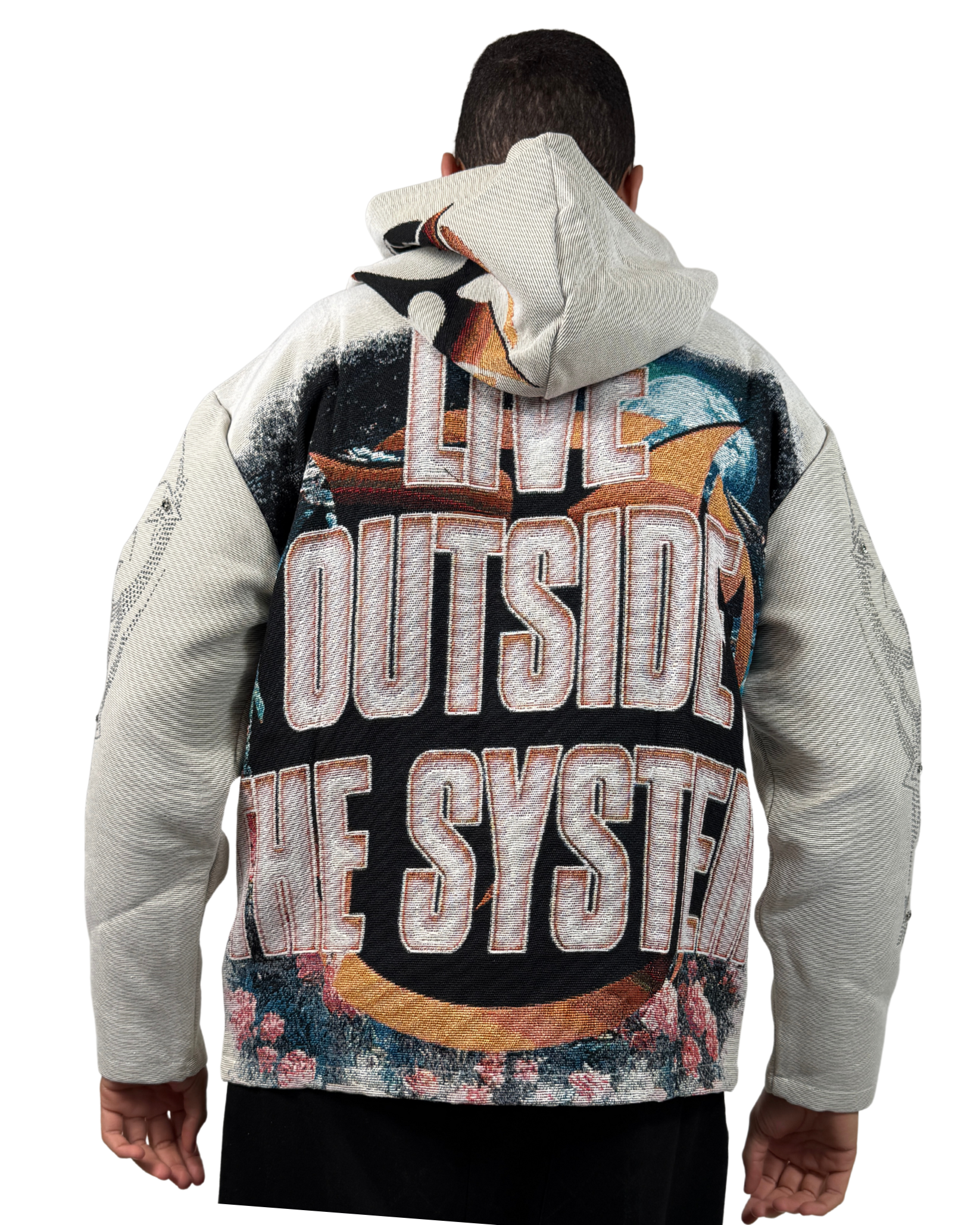Live Out Side The System Hoodie