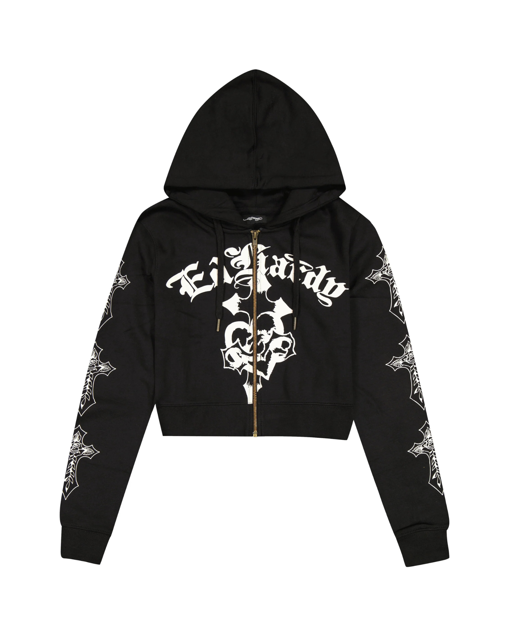 Crosses Zip Front Hoodie