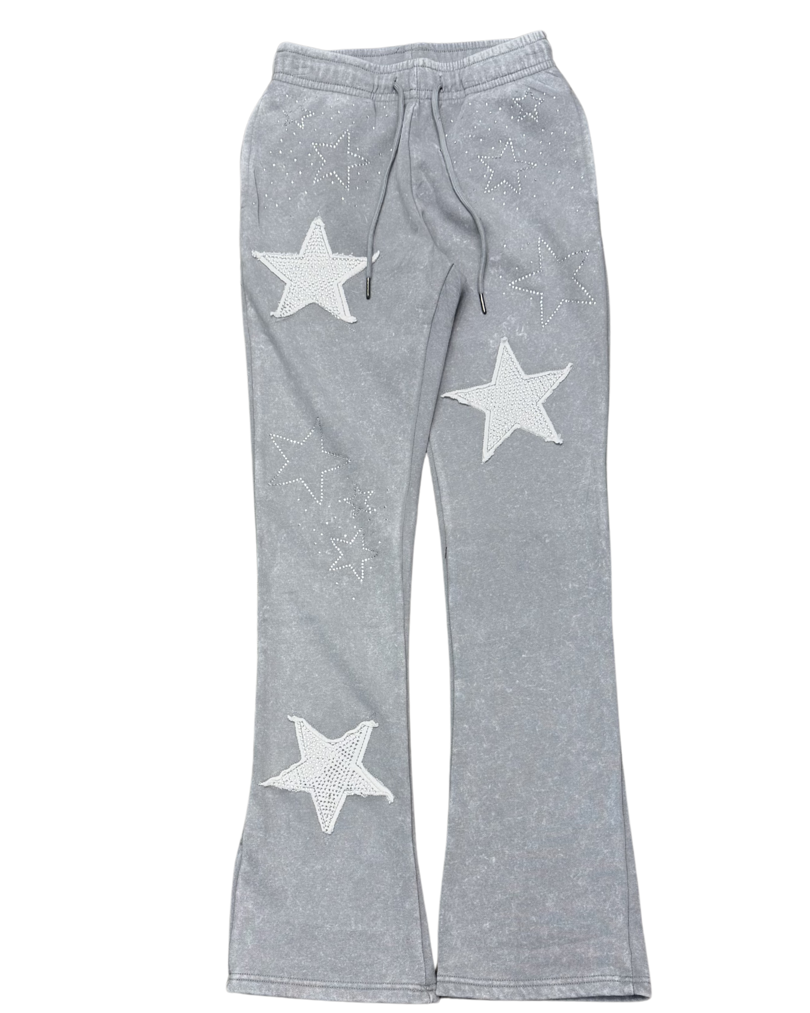 Womens Rhinestone Star Sweatpant