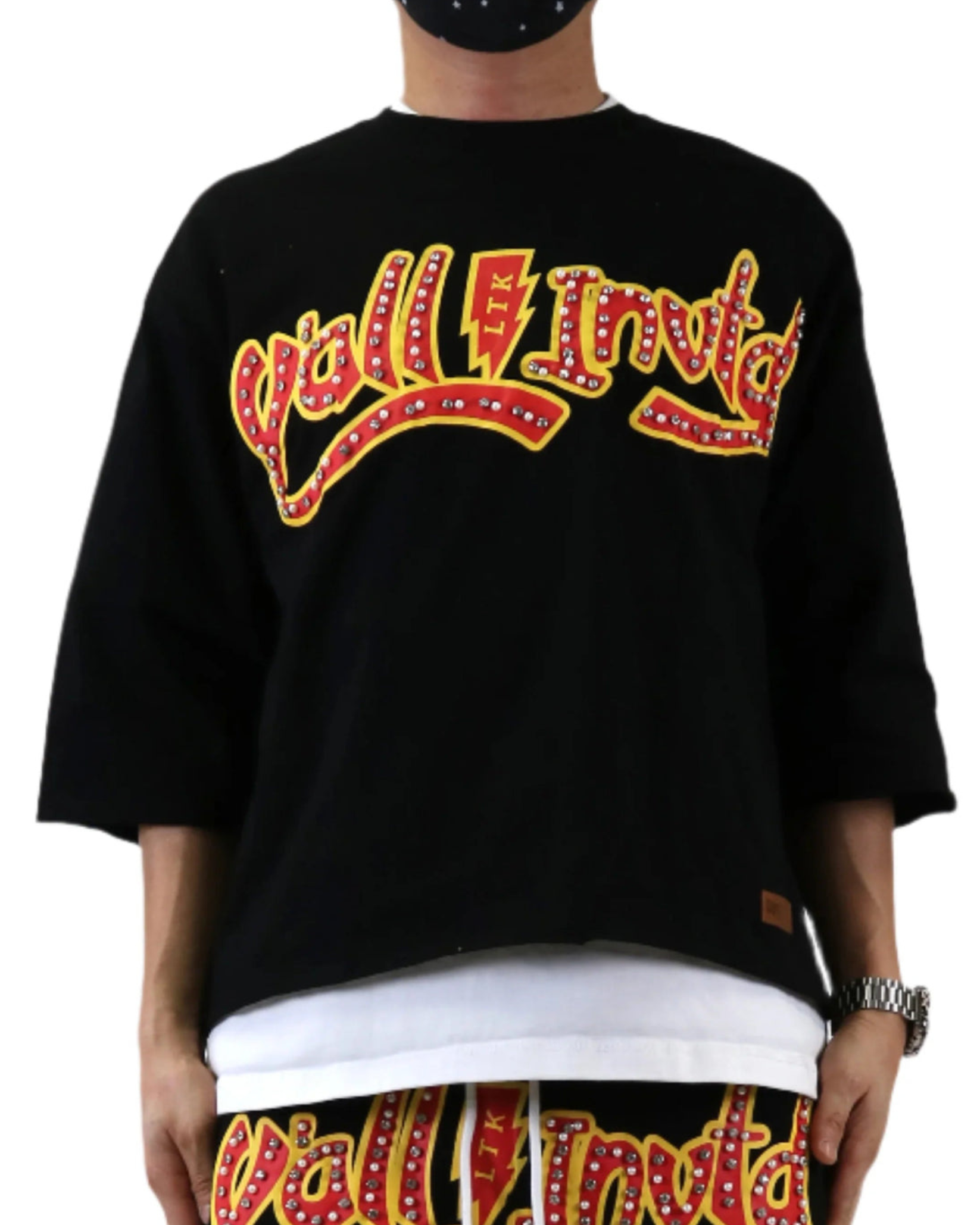 Y'all Invtd Cropped Shirt