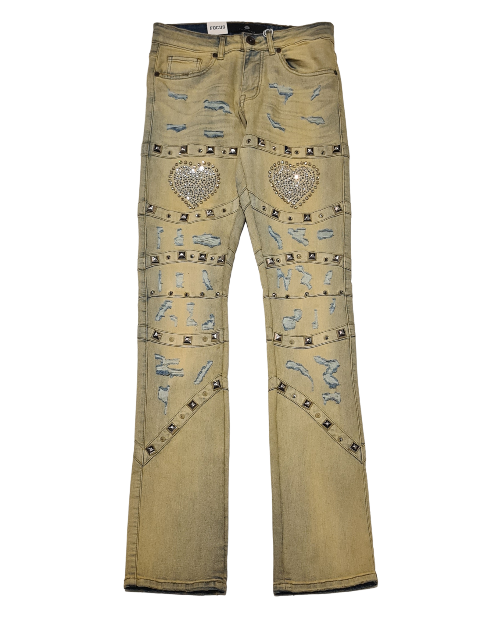 Mens Stacked Jeans 2582