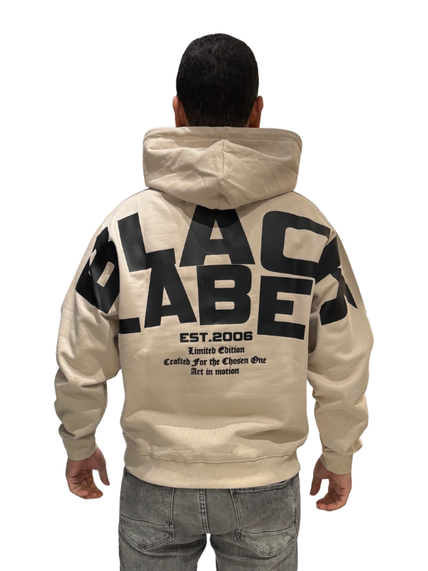 Mens Bold Black Label Hoodie