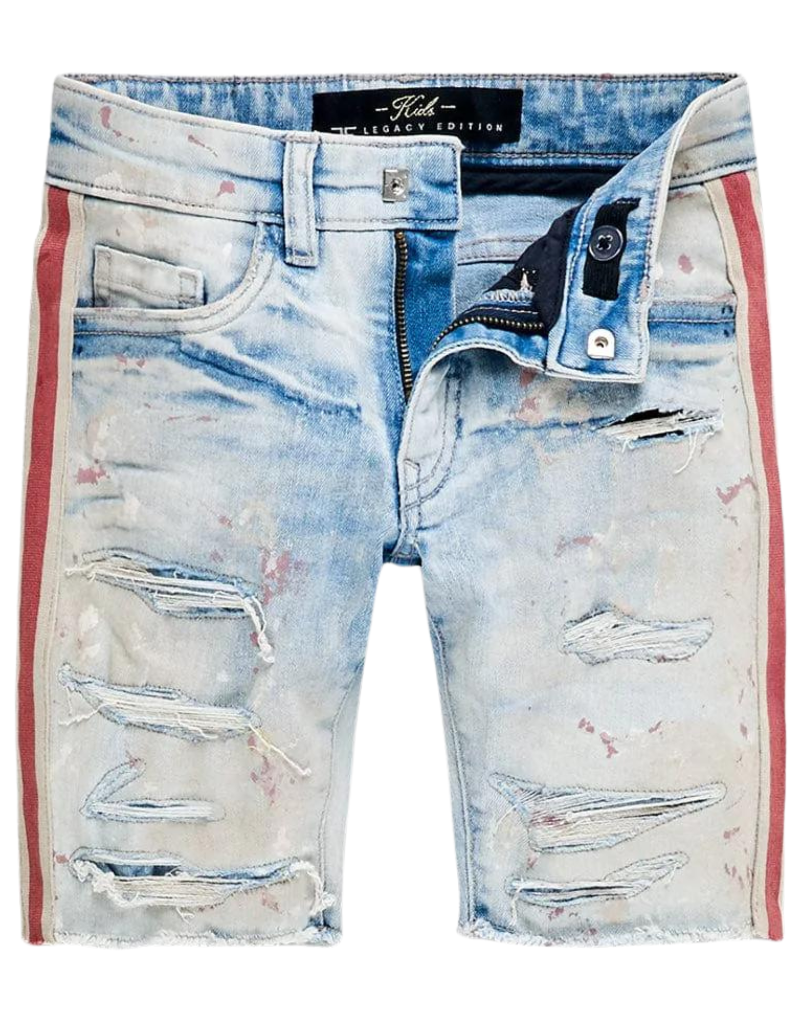 Kids Odyssey Striped Denim Shorts J3175