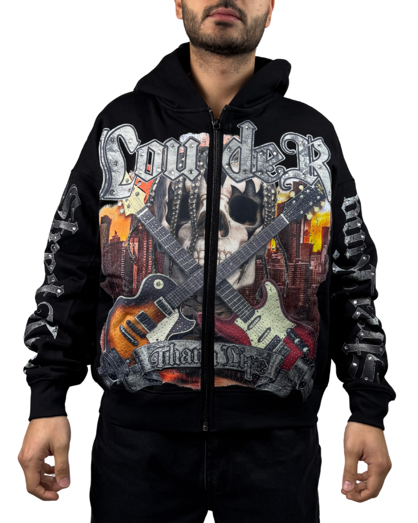 Street King Zipper Hoodie