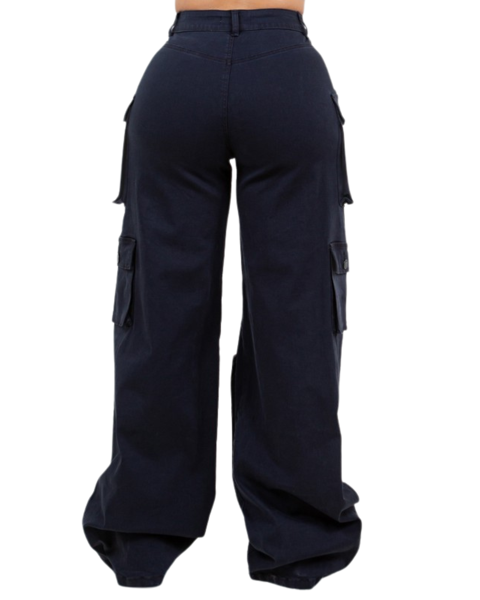 Multi Pocket Cargo Denim Jean