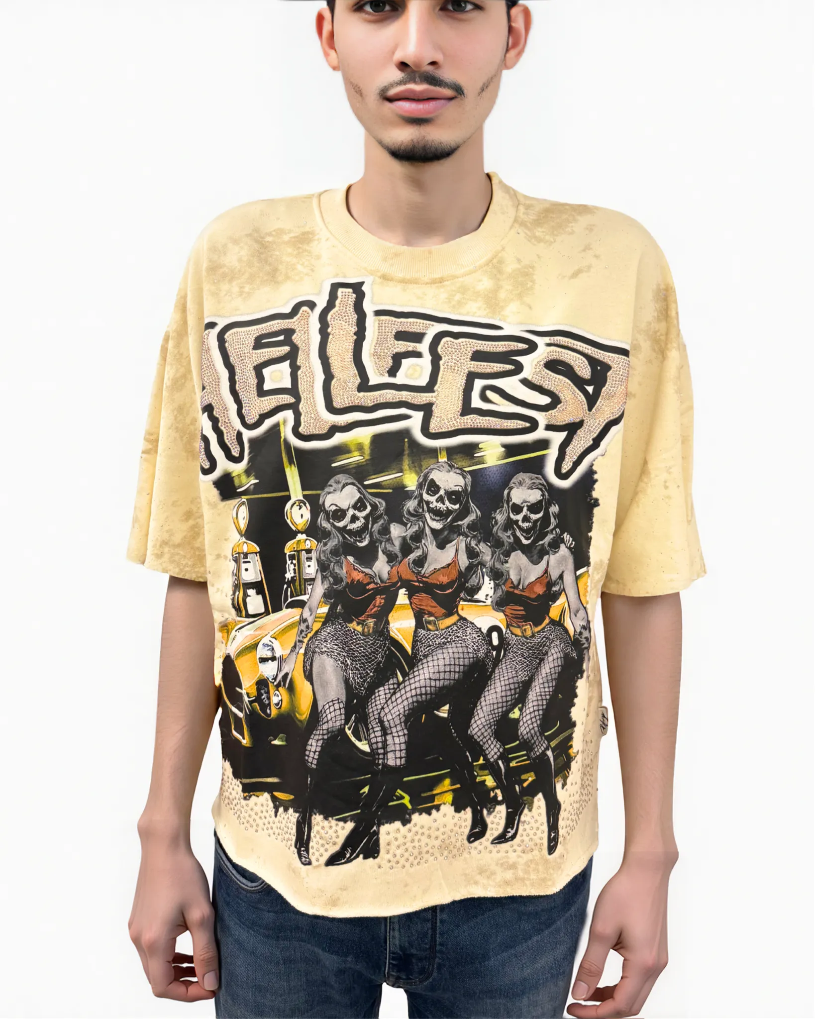 Mens Hellfest cropped Shirt