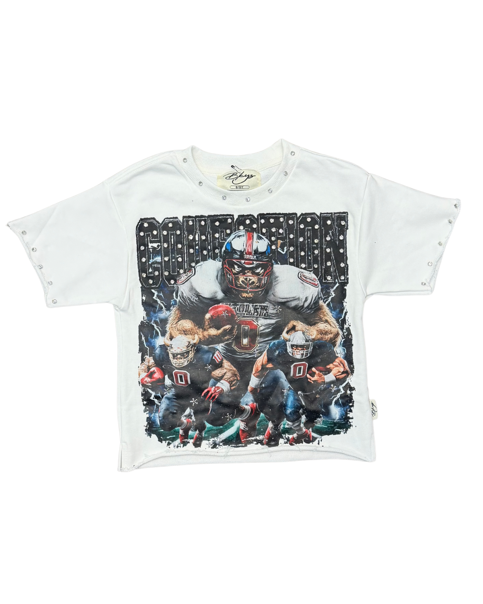 Kids Football Bull Shirt