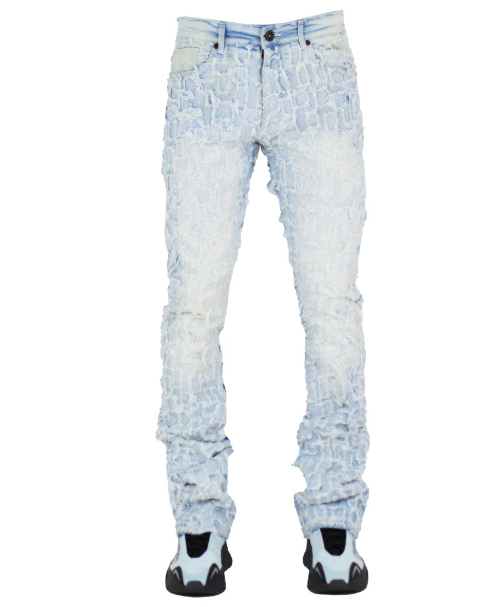 Stacked Rhinestone Jean 5248