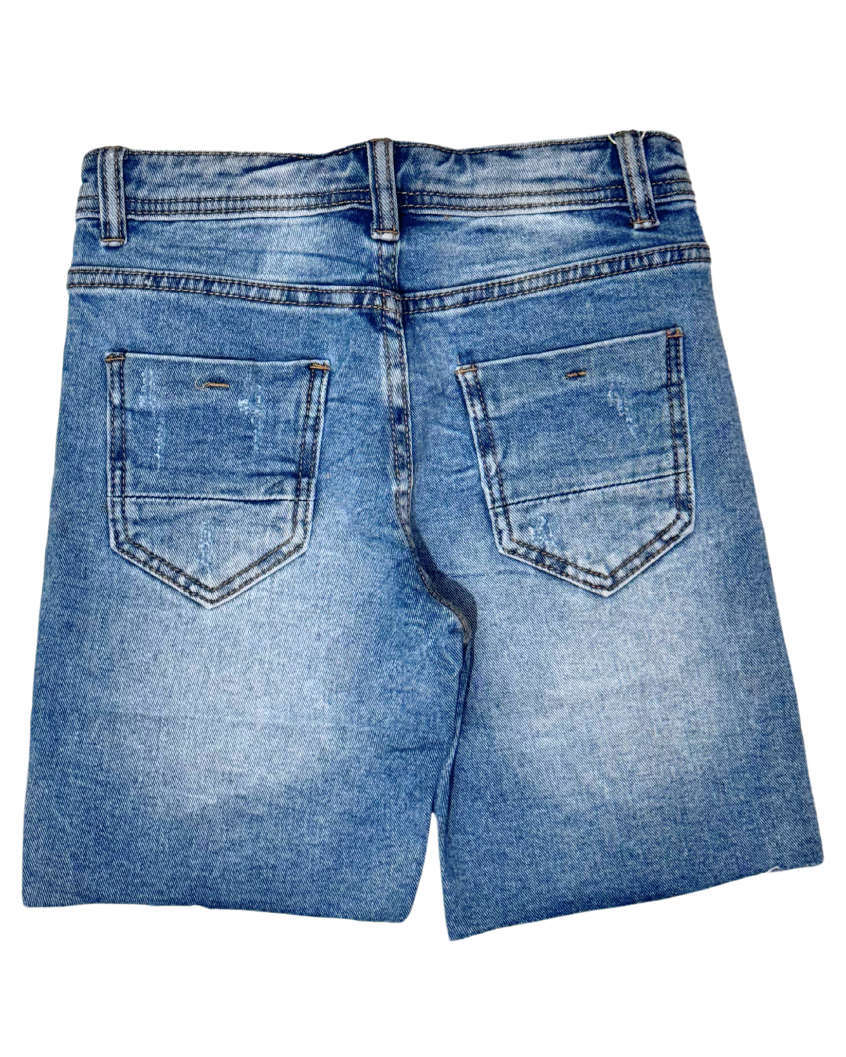 Kids Raw Denim Shorts