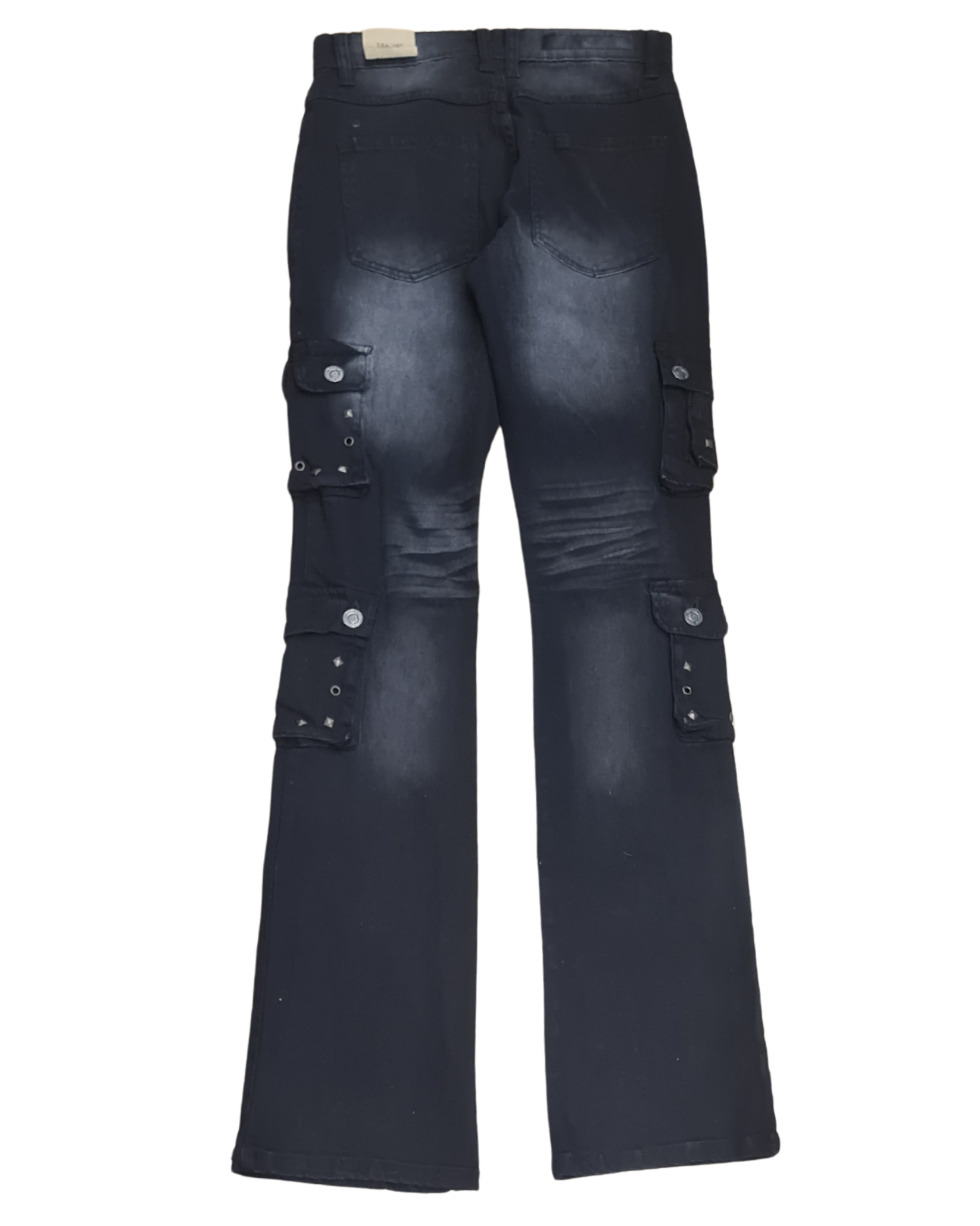 Stacked Flare Fit Jeans T4114