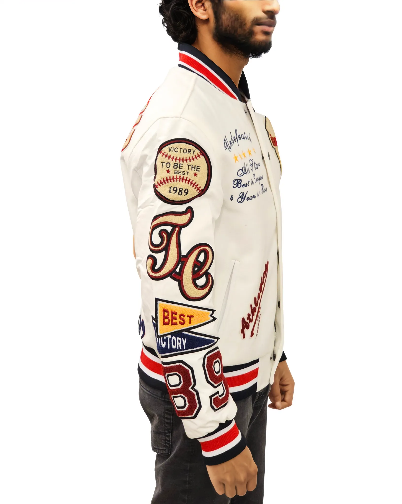 Mens Winning The Day Varsity Jacket