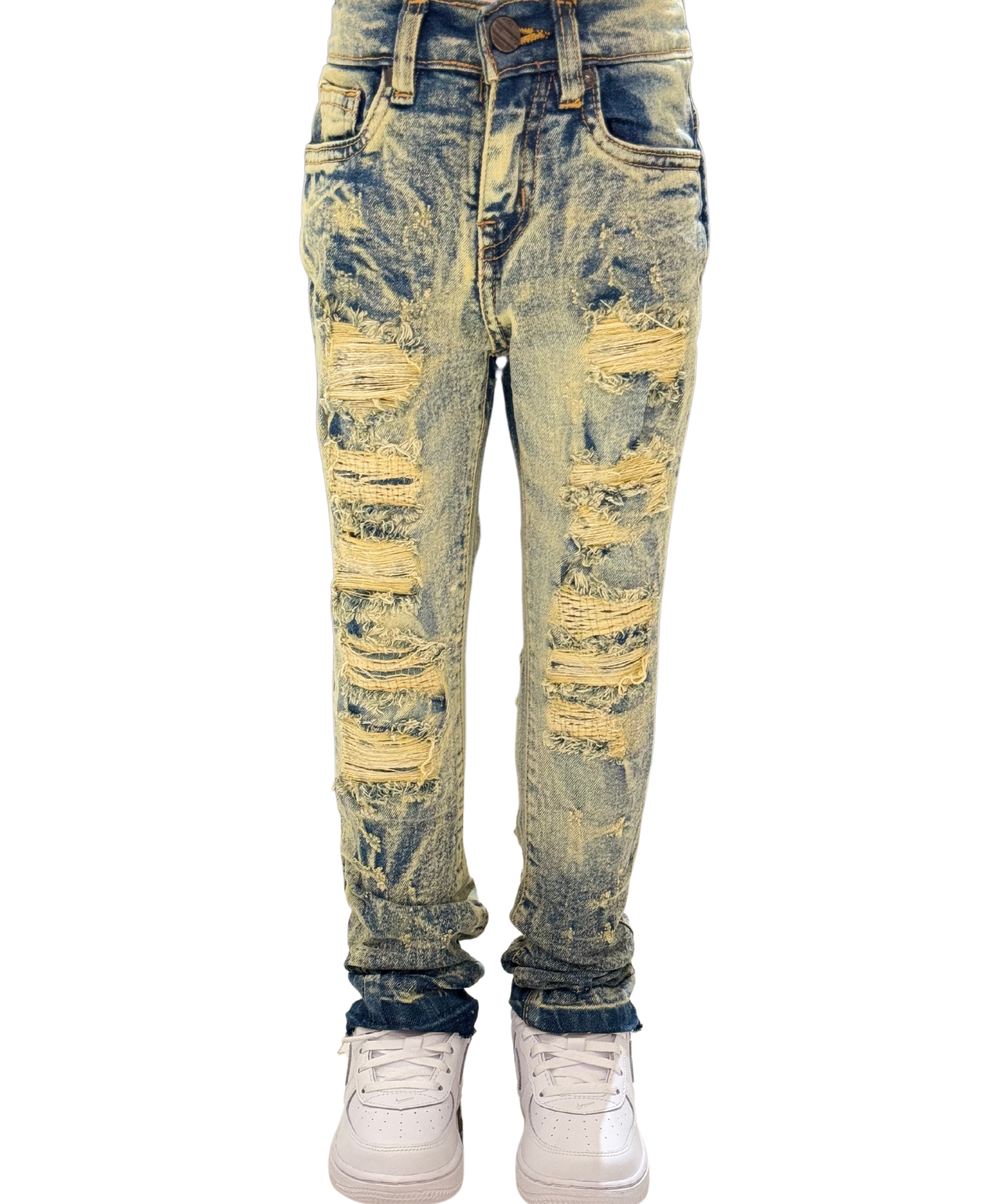 Kids Saints X Sinners Stacked Jeans 33948