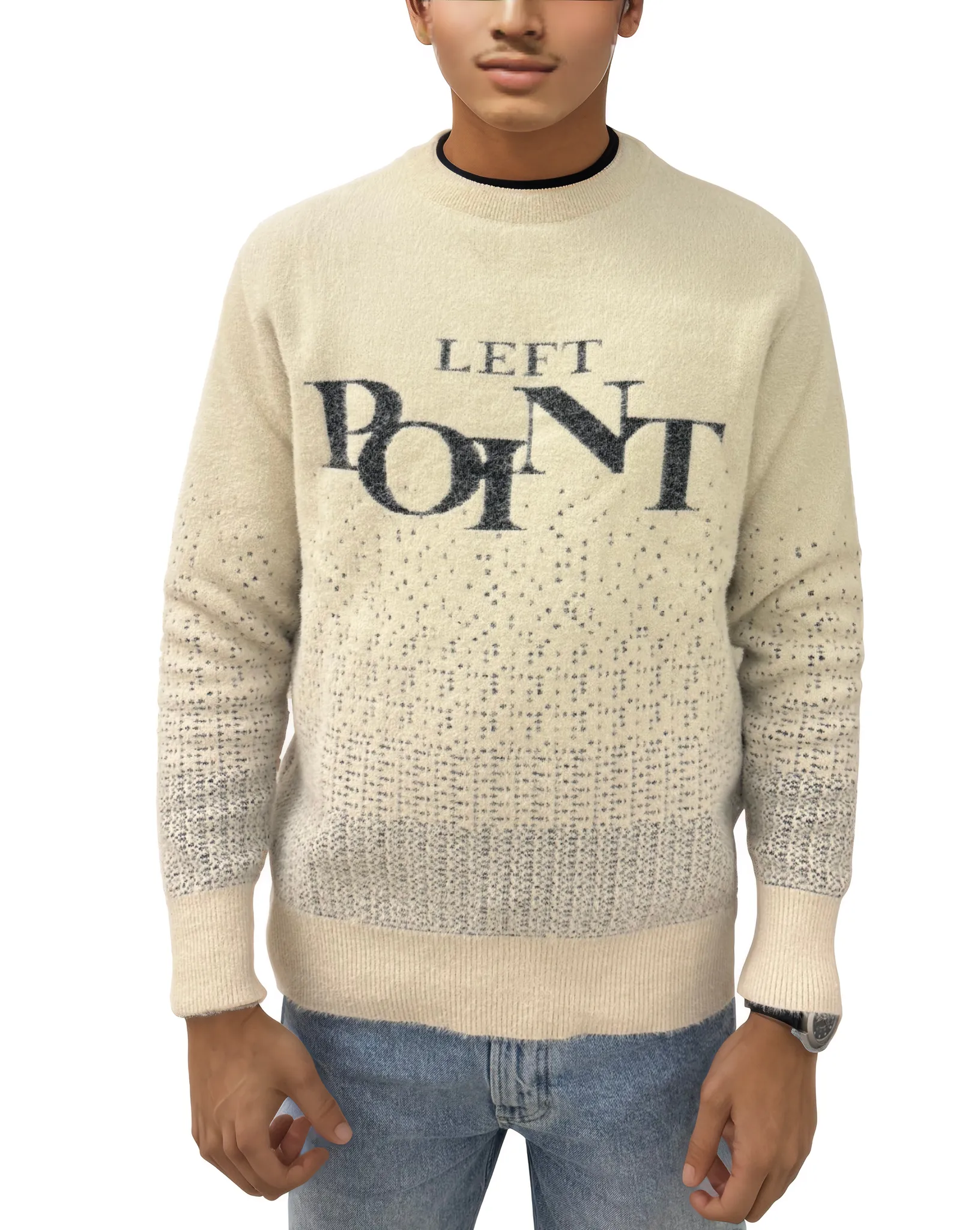Mens knitted Wool Sweater 1381
