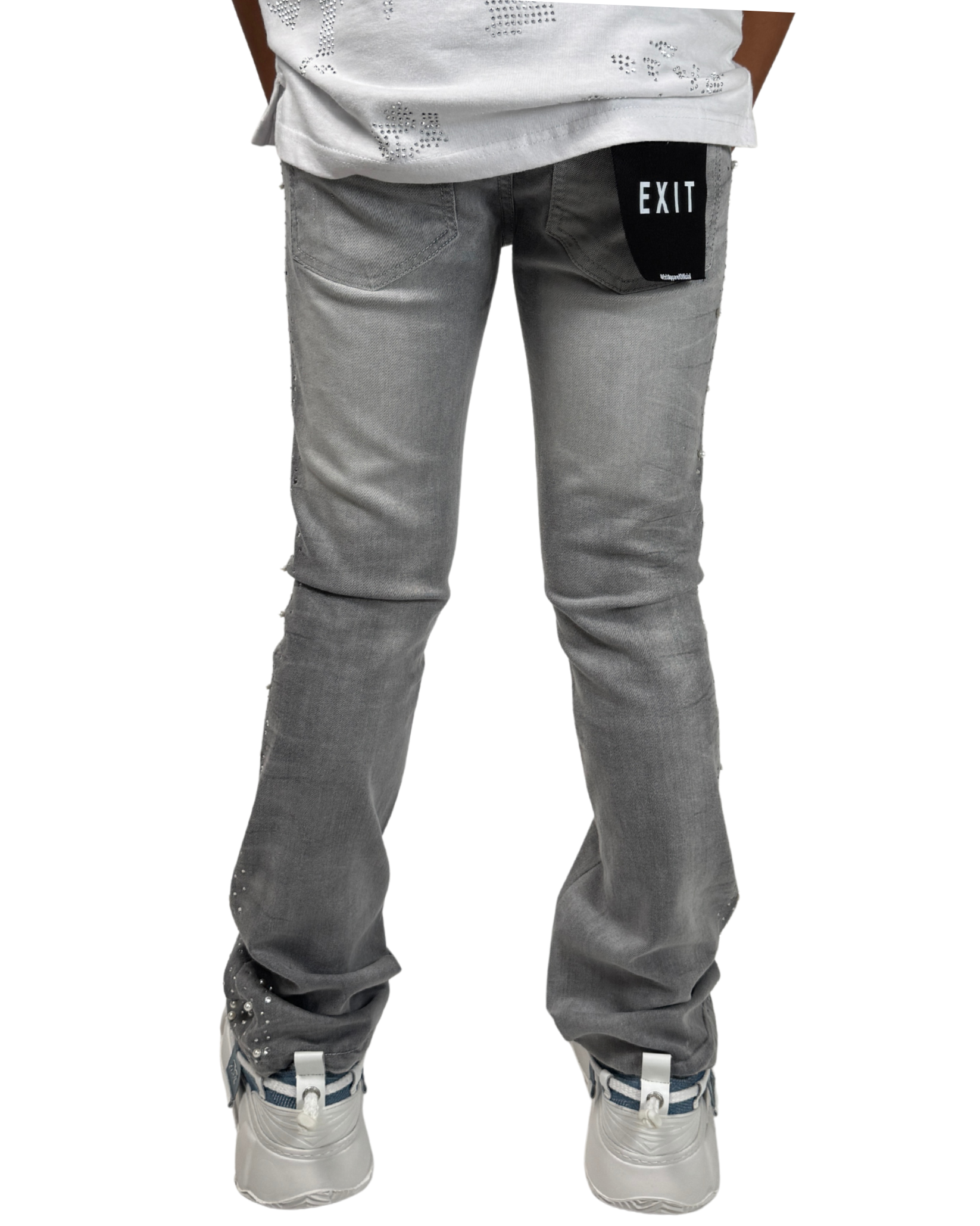 Kids Pearl Stacked Jean 25121