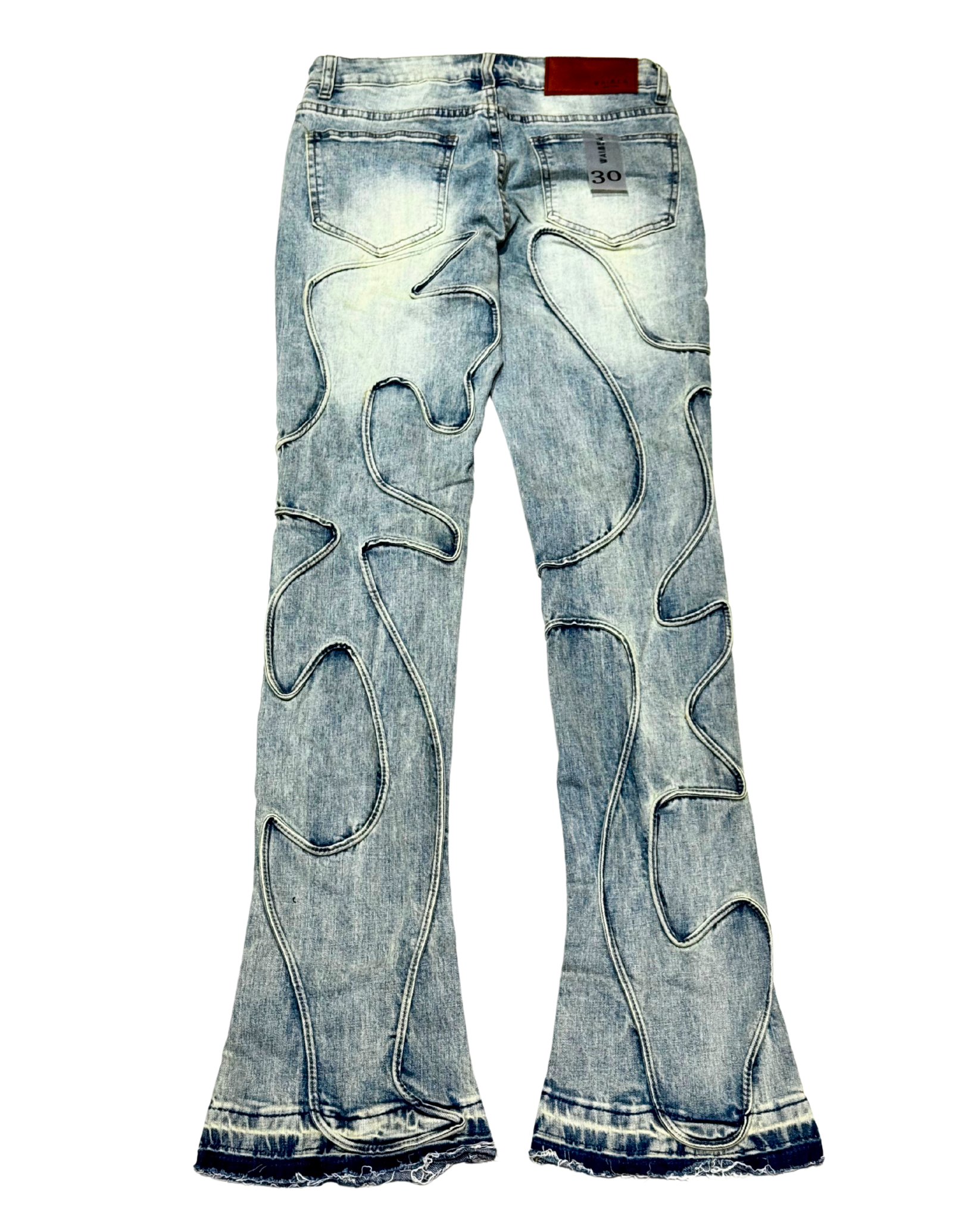 Tornado Flame Stacked Jean M8329D