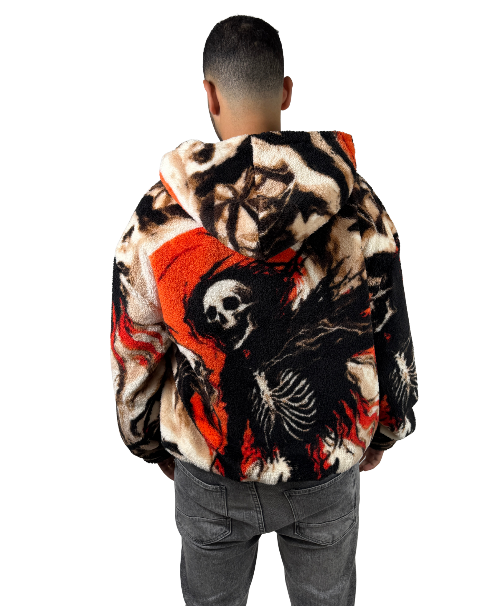 Bear Fluffy Woolen Hoodie