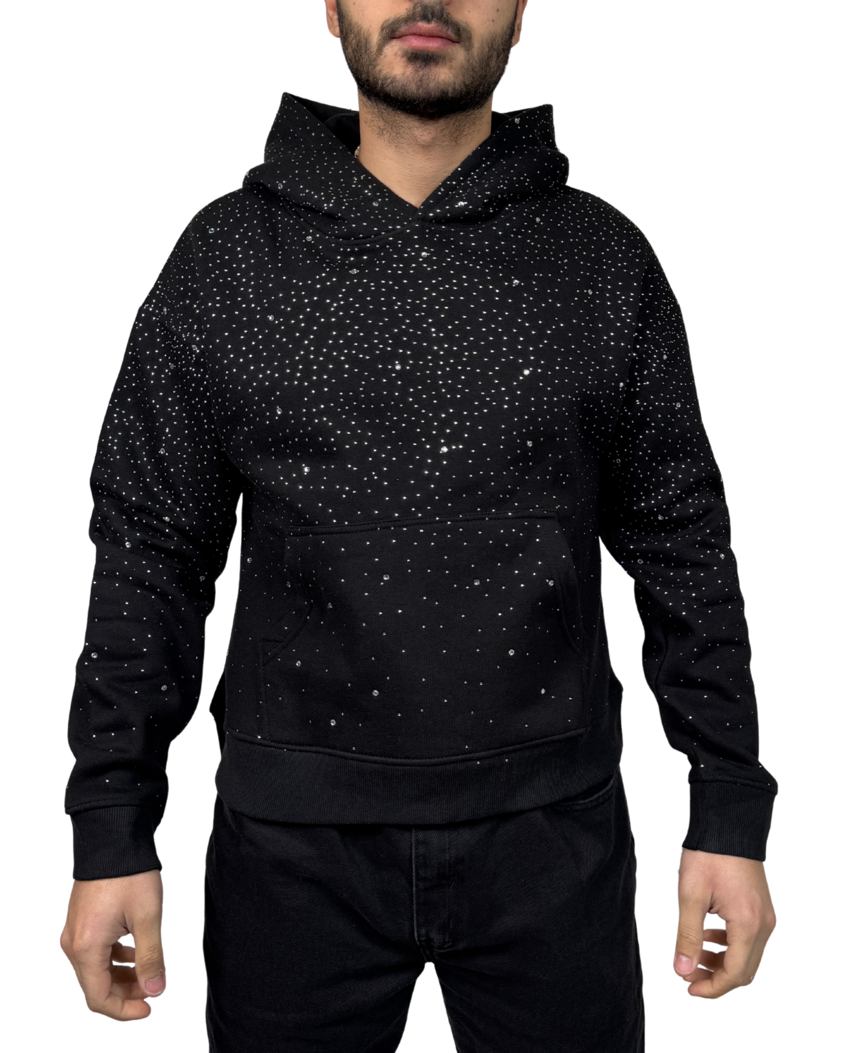 Mens Rhinestone Hoodie