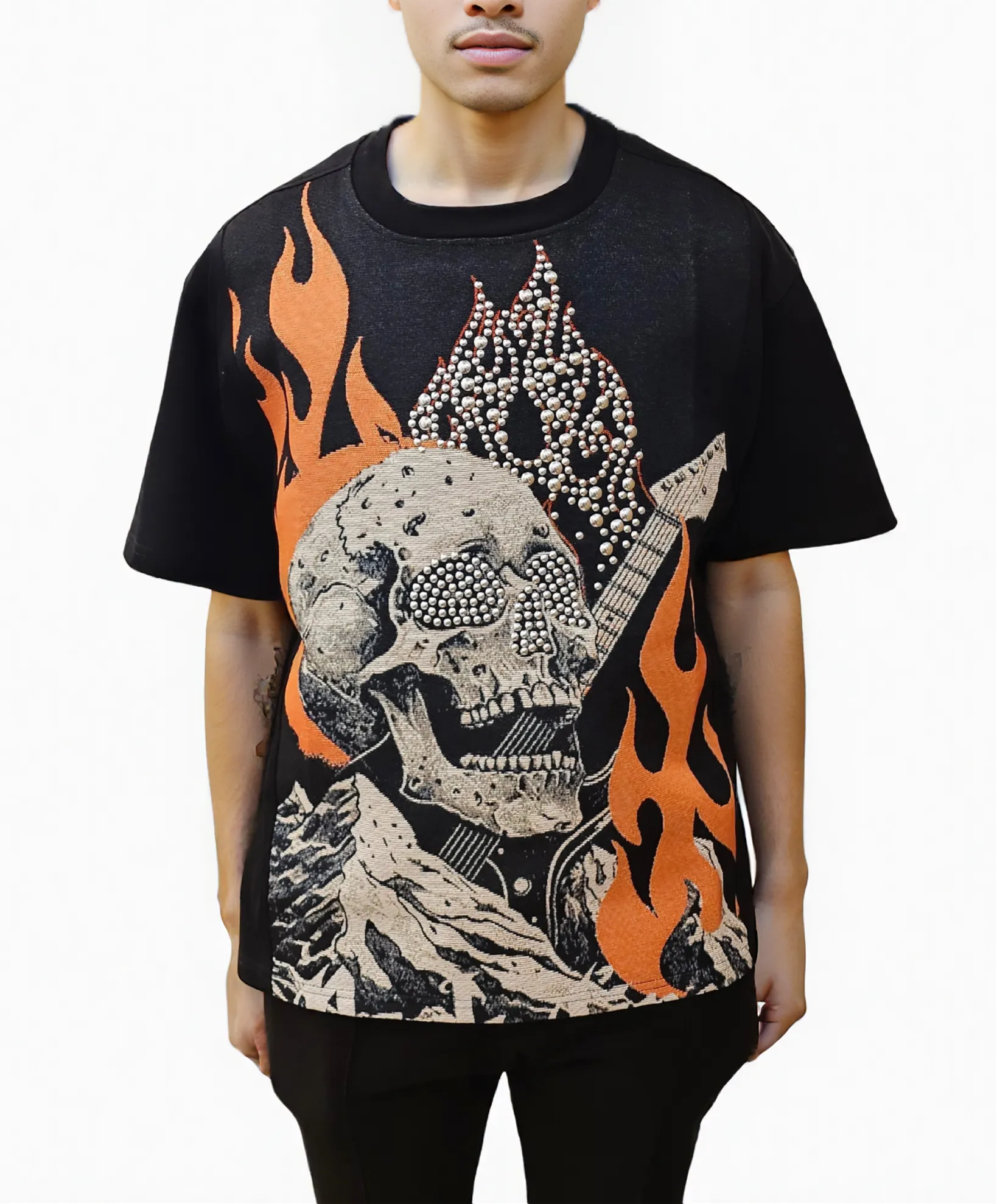 Rock Life Tapestry Cut Shirt