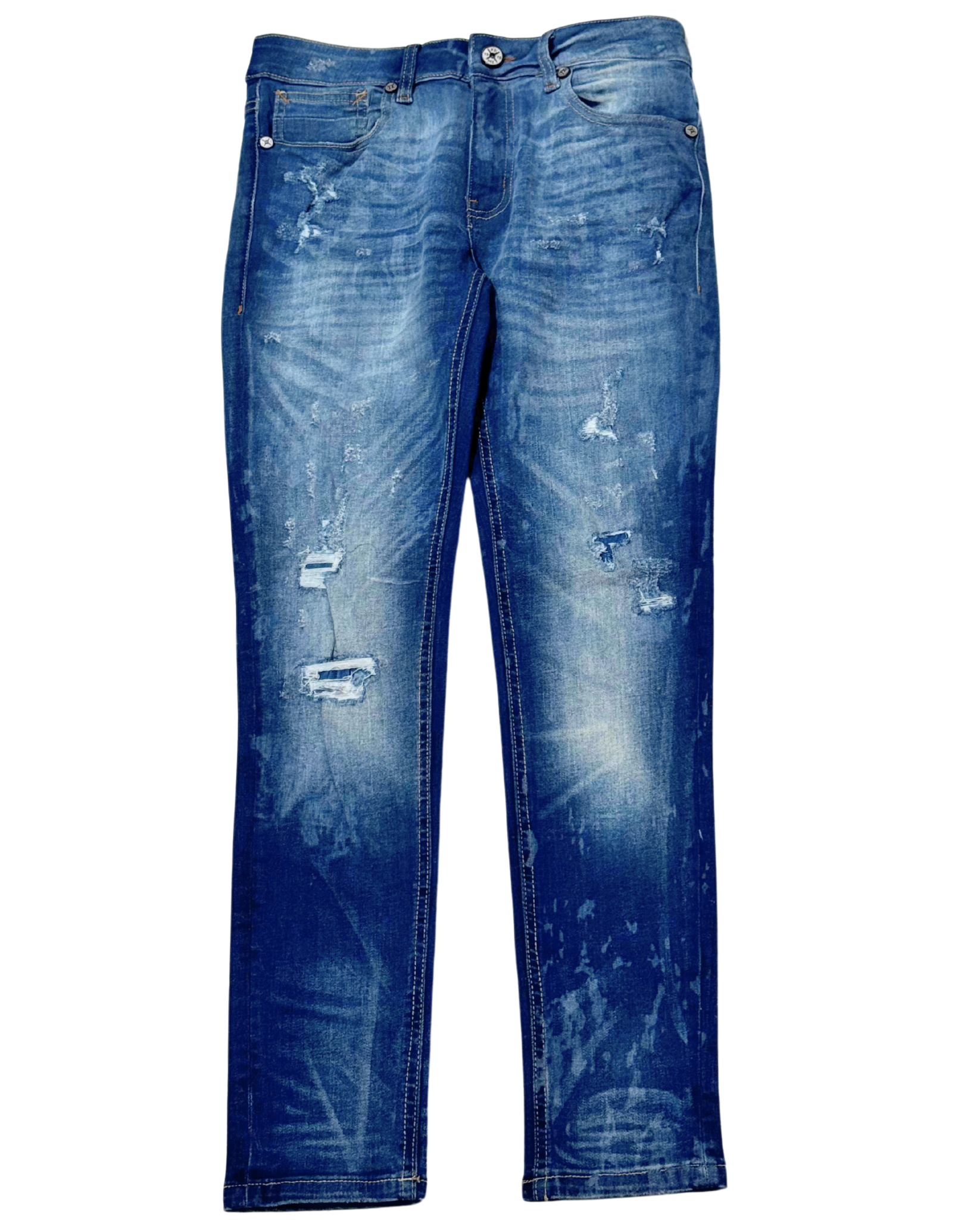 Drop Ripped Skinny Kr 3014