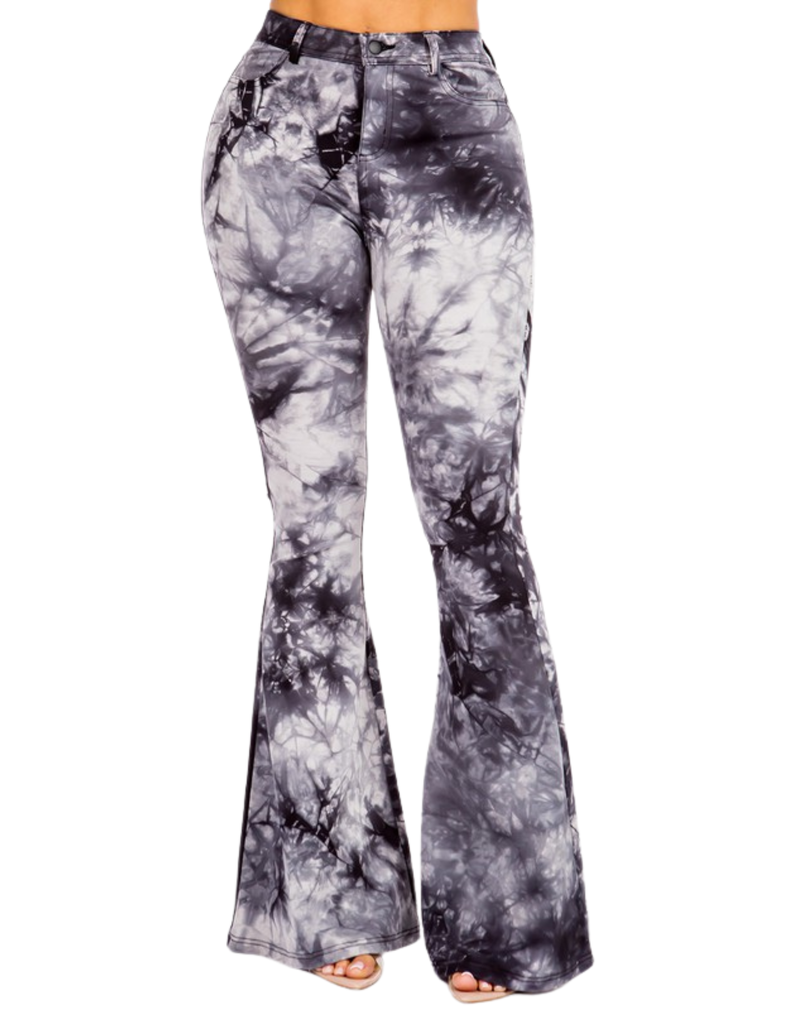 Tie Dye Printed Flared Pant